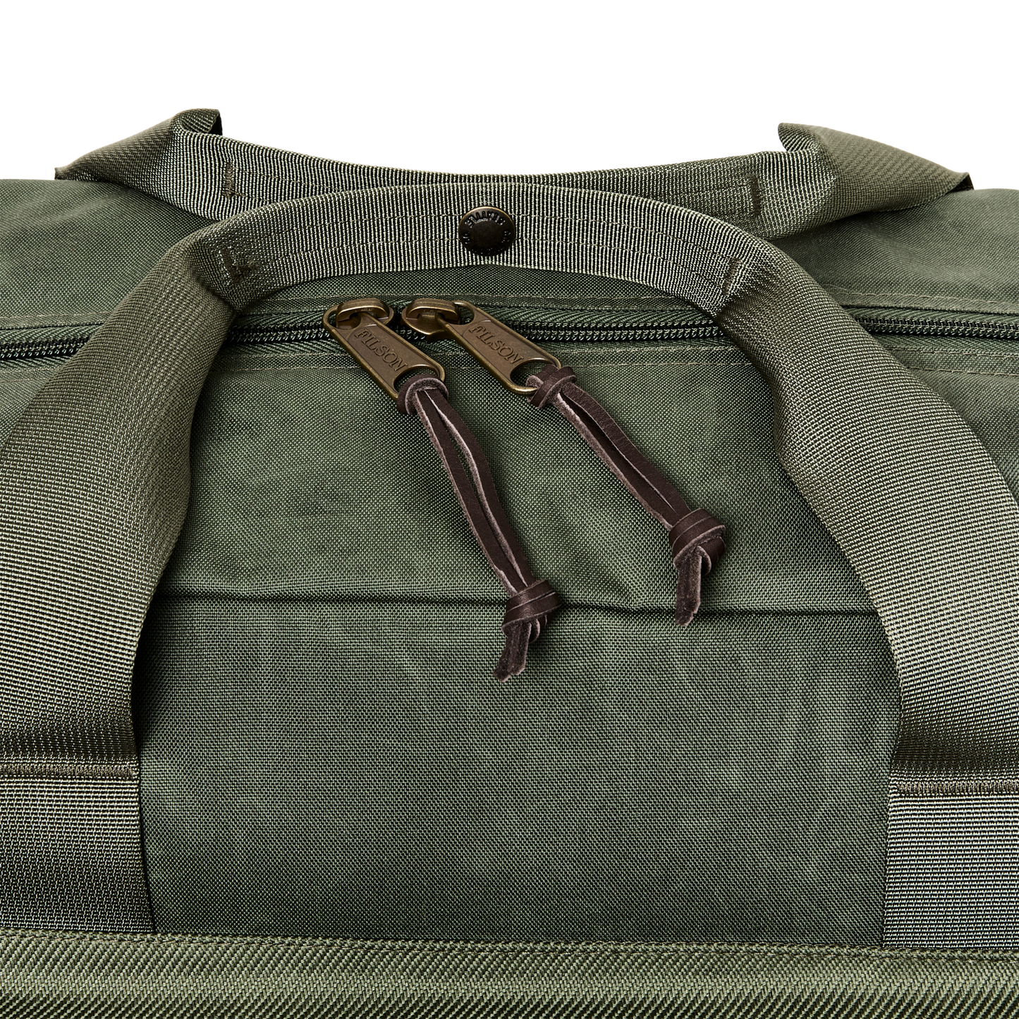 Alternate view of the Filson Surveyor Pullman Pack - Service Green