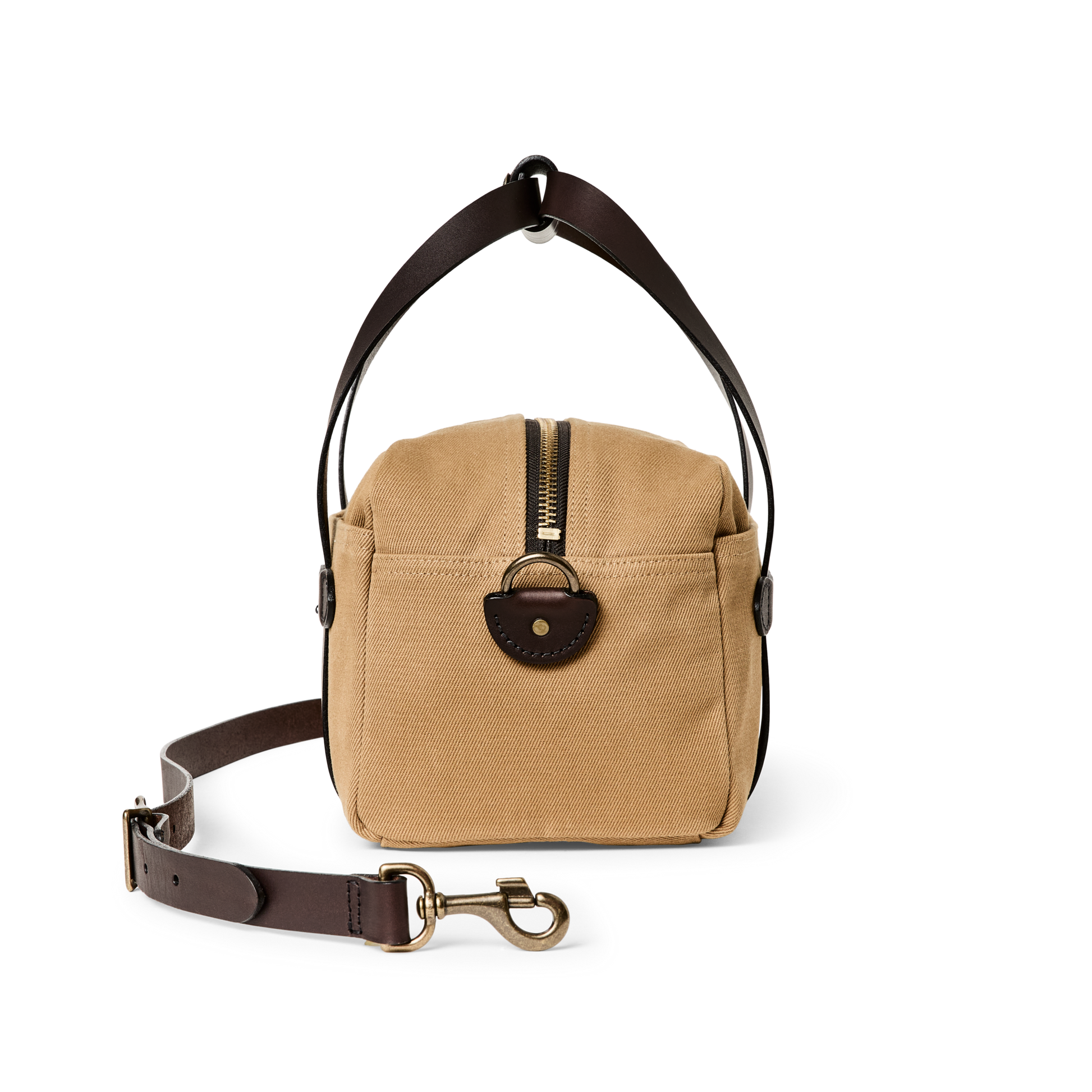 Alternate view of the Filson Rugged Twill Xs Compact Duffle Bag - Tan