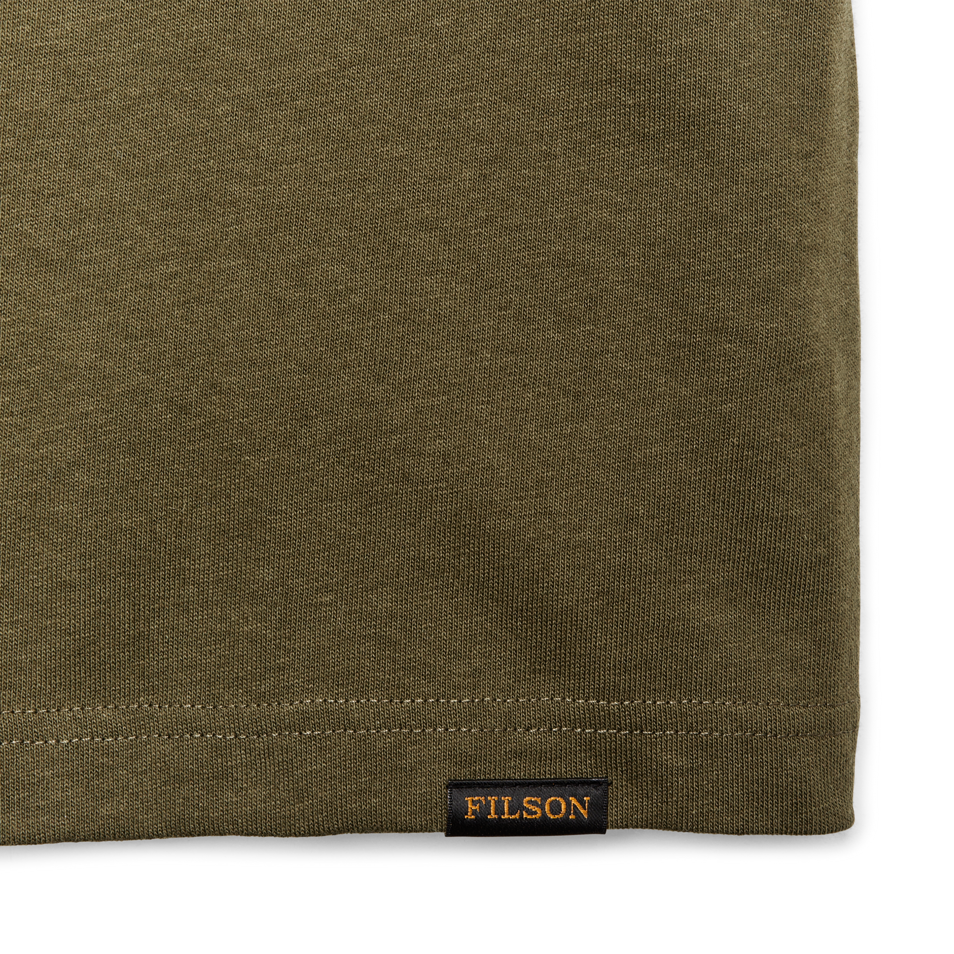 Alternate view of the Filson Frontier Pocket T-shirt - Dark Olive