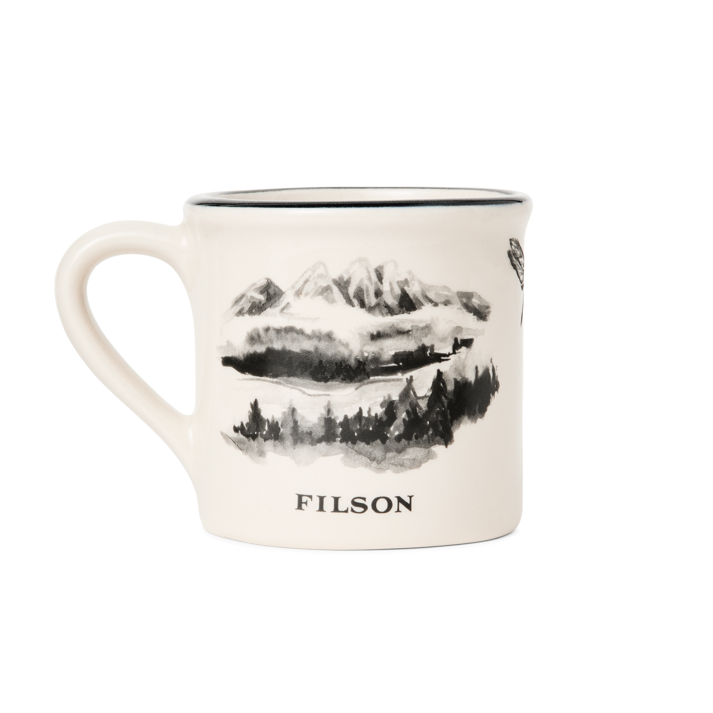 Alternate view of the Filson Stoneware Mug - Natural / Trout