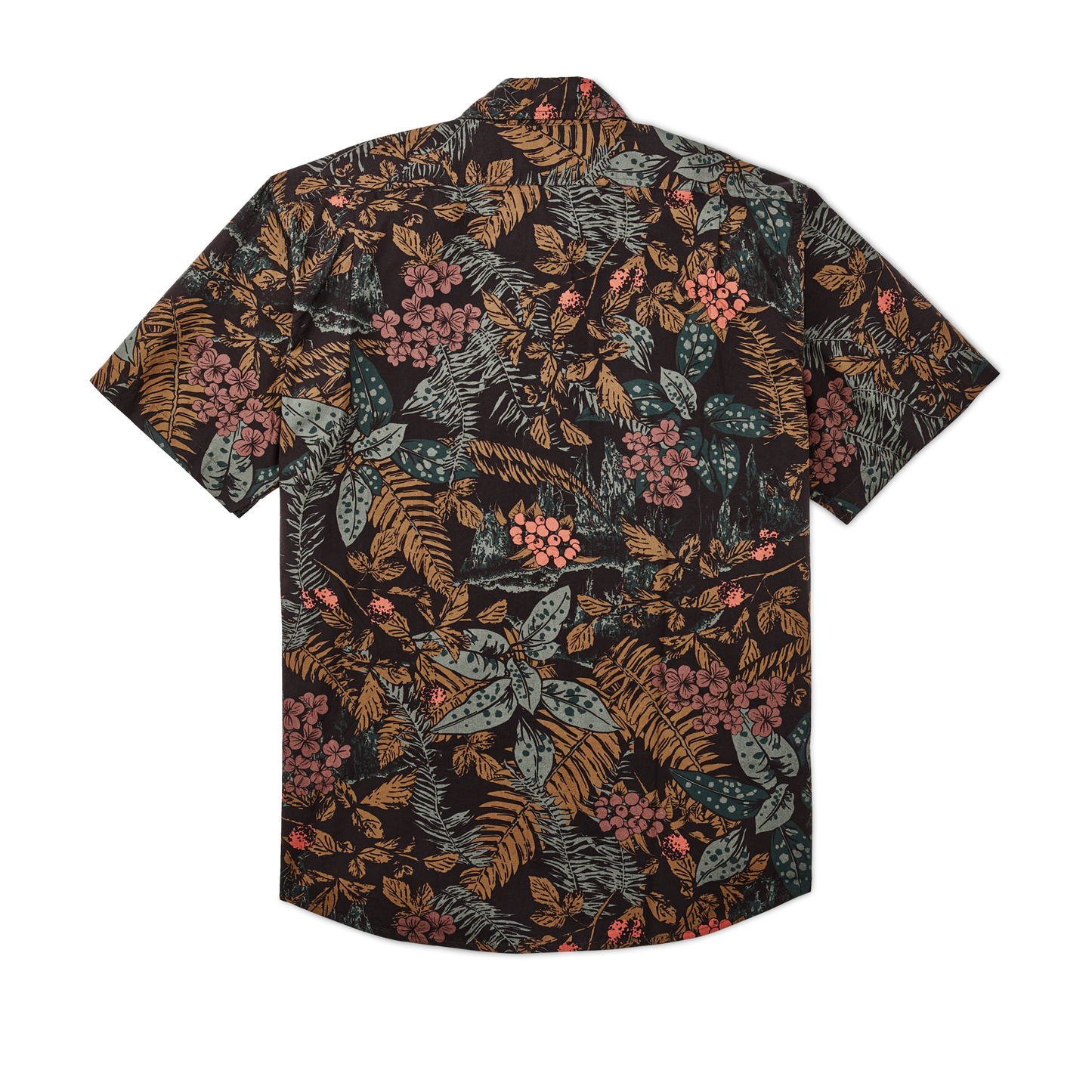 Alternate view of the Filson Filson's Washed Short Sleeve Feather Cloth Shirt - Northwest Rainforest