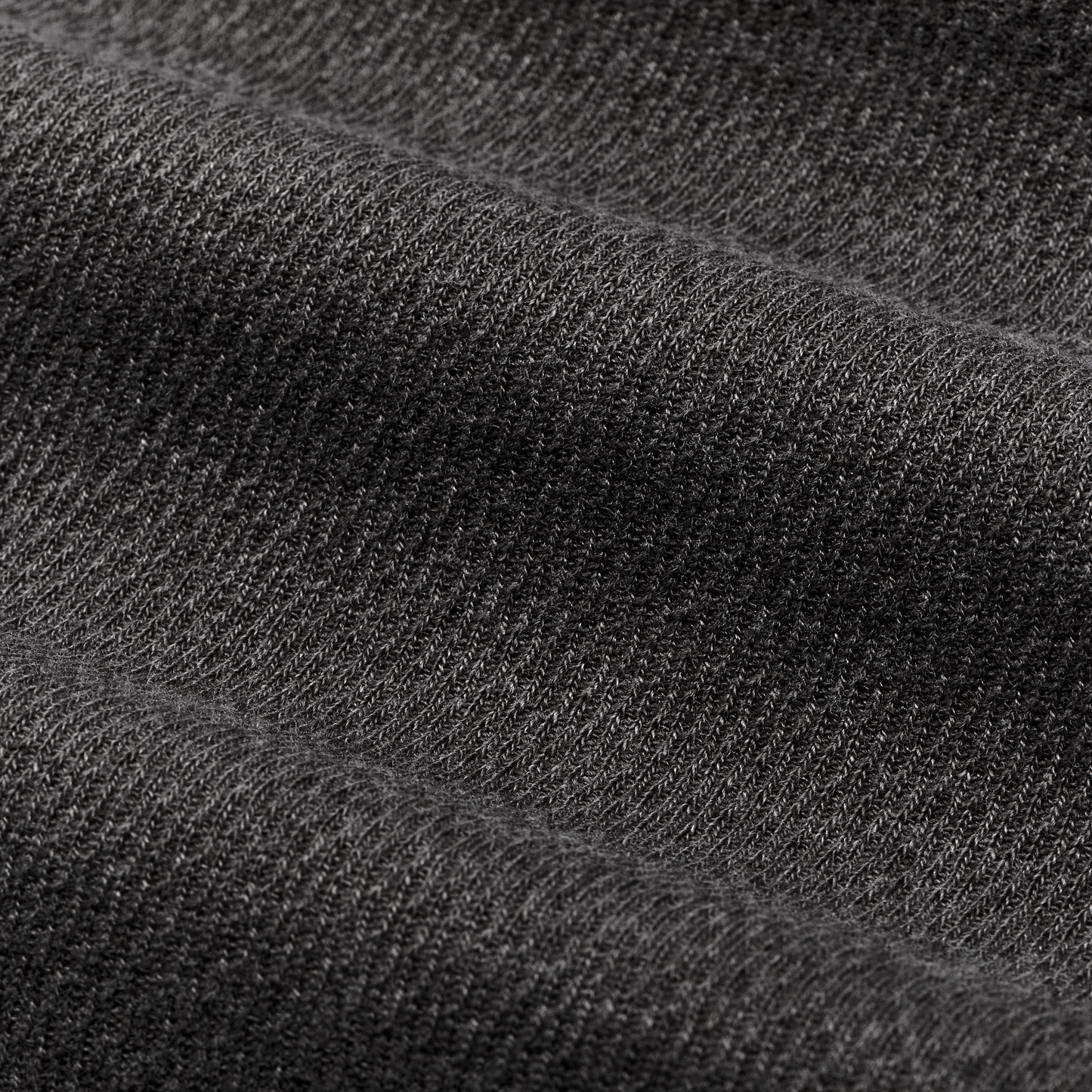 Alternate view of the Filson Waffle Knit Thermal Crewneck - Charcoal