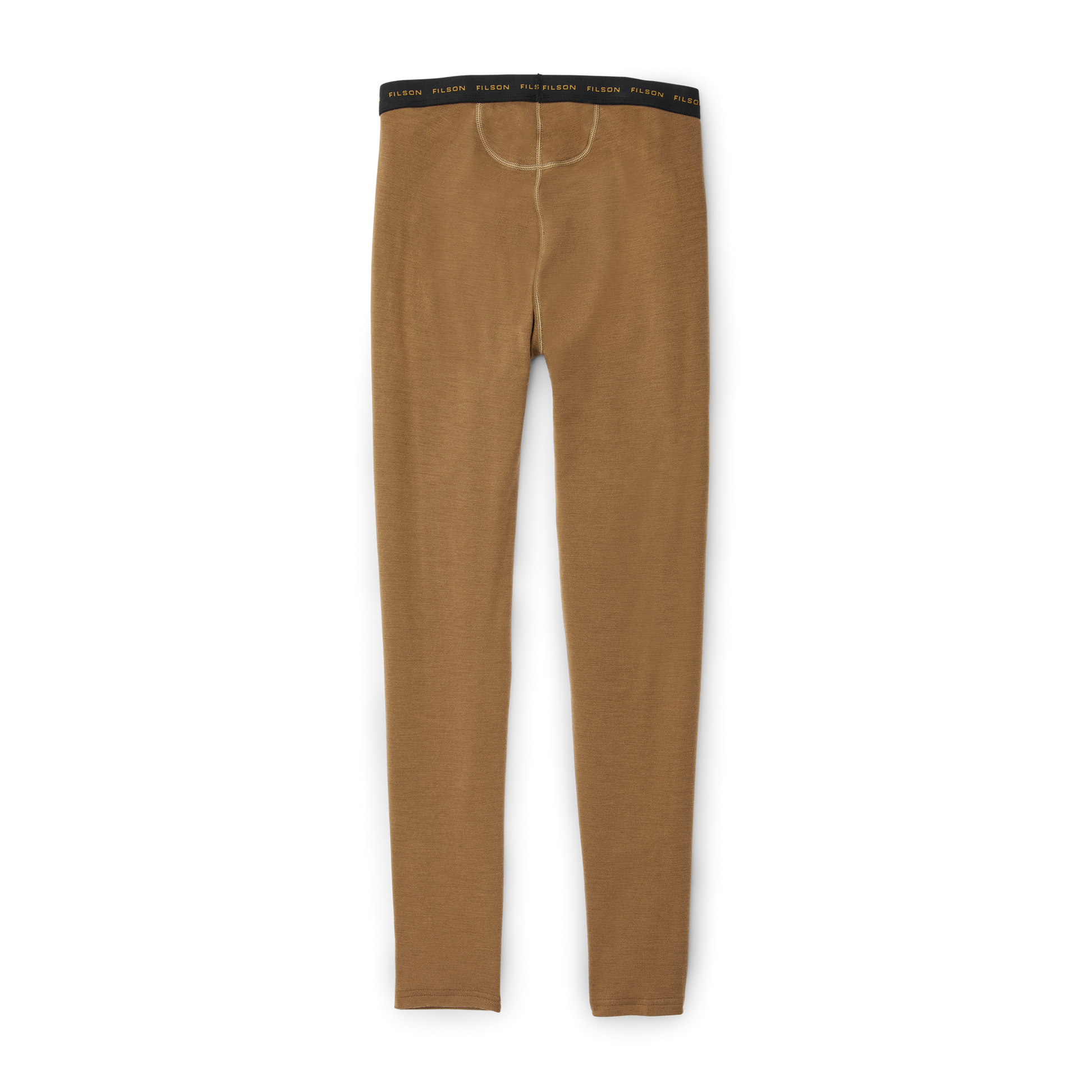 Alternate view of the Filson 280g Merino Wool Bottoms - Rugged Tan