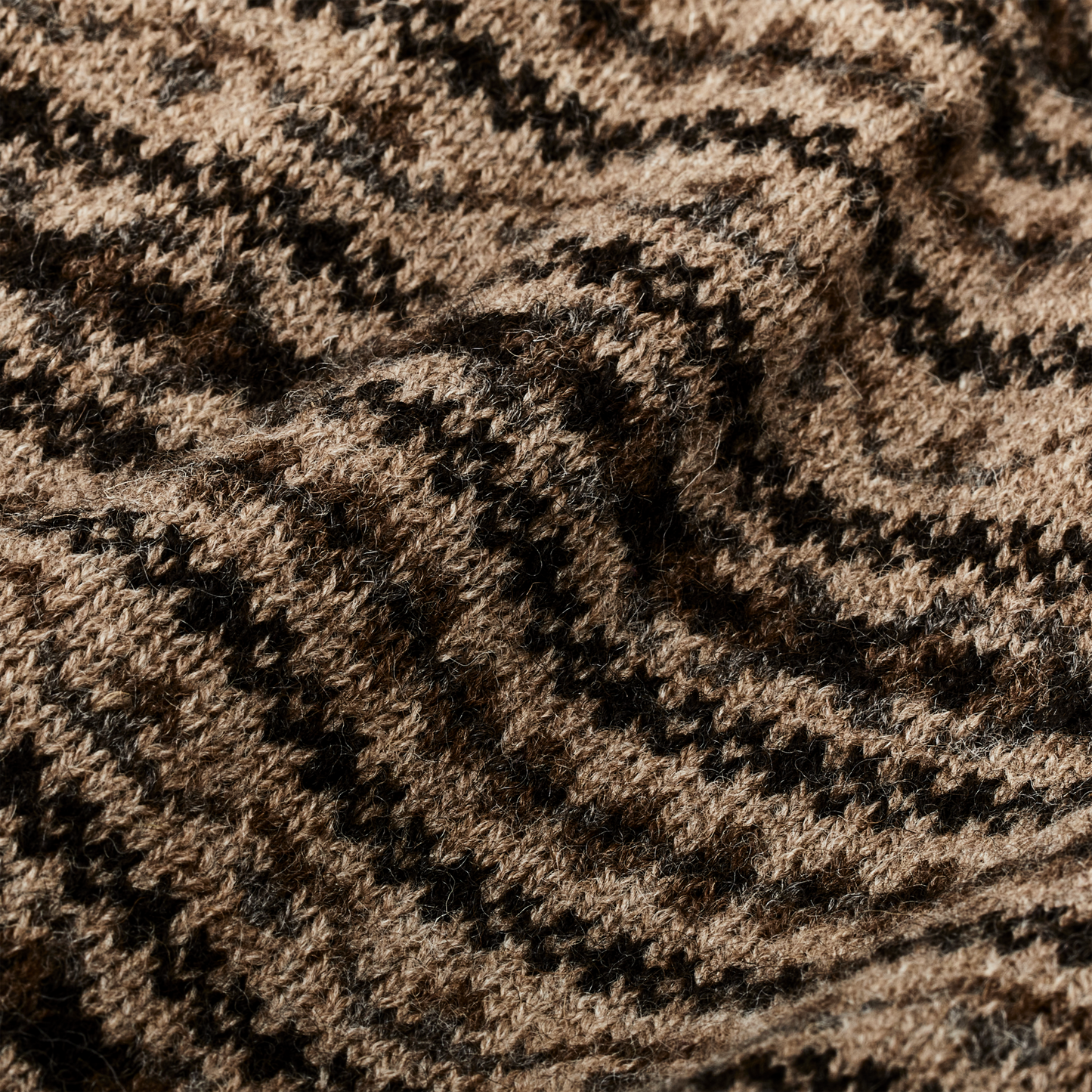 Alternate view of the Filson Fairisle Crewneck Sweater - Fawn / Multi