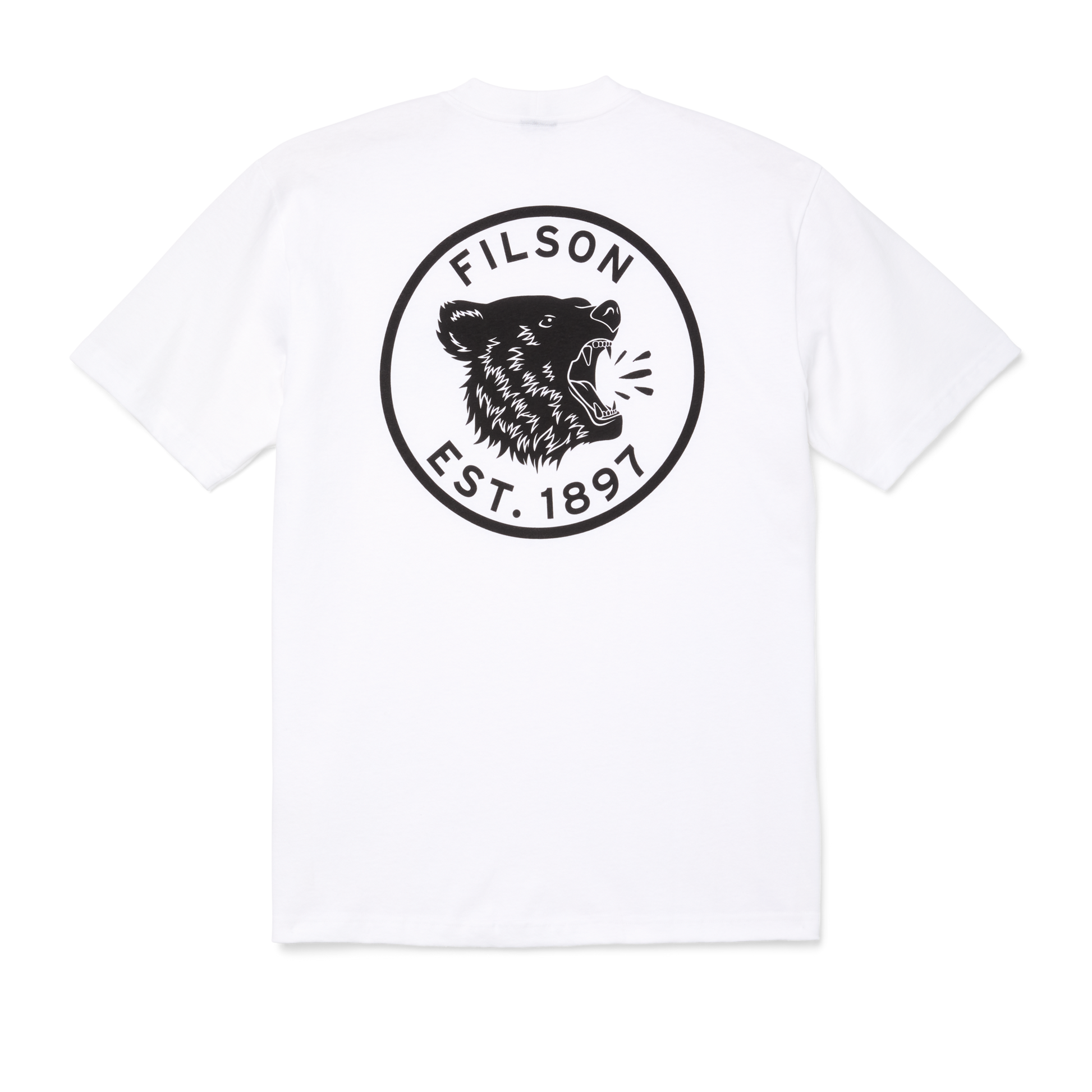 Alternate view of the Filson Pioneer Graphic T-shirt - Bright White / Growl