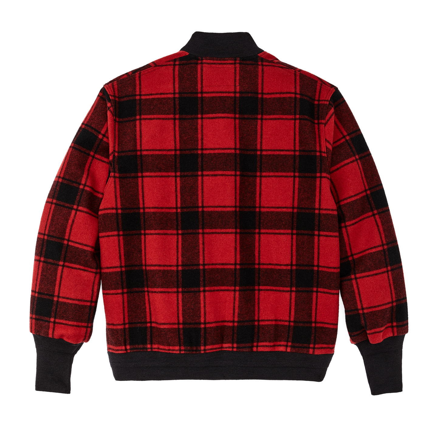 Alternate view of the Filson Ccc Wool Bomber - Red Black Plaid