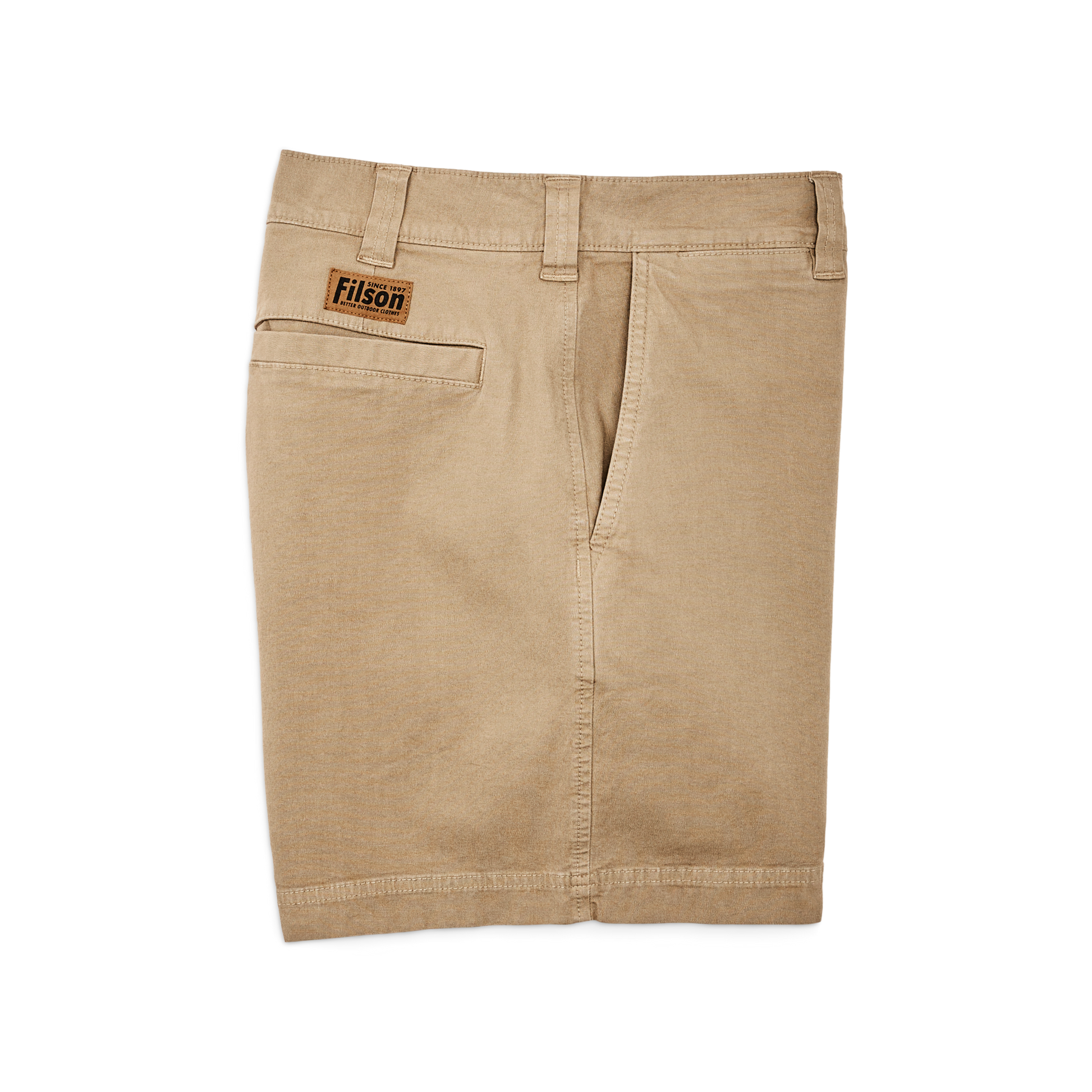 Alternate view of the Filson Granite Mountain 6" Shorts - Gray Khaki