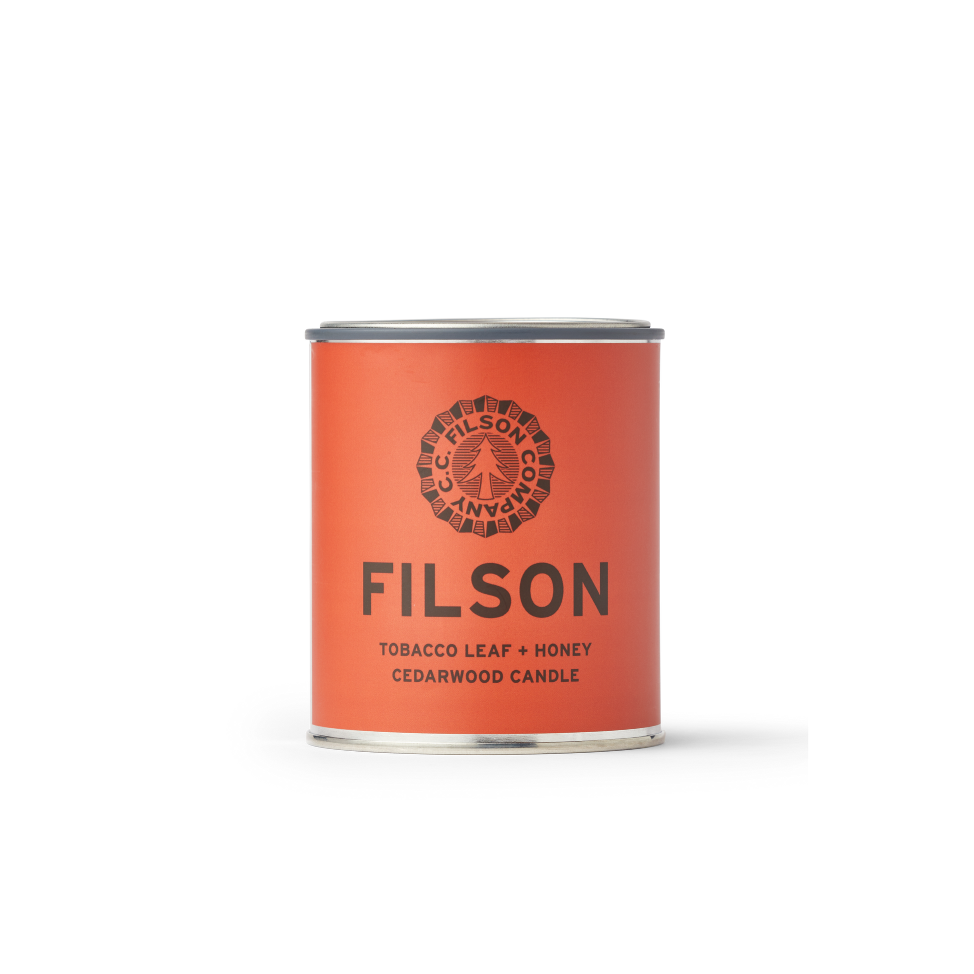 Front-facing image of the Filson Filson Candle - Red