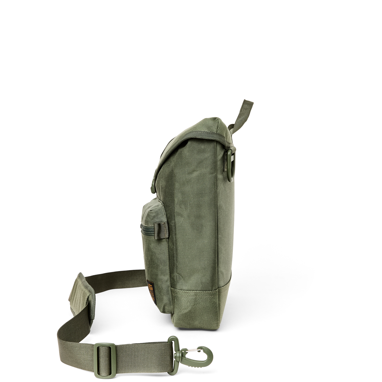 Alternate view of the Filson Surveyor Messenger Bag - Service Green