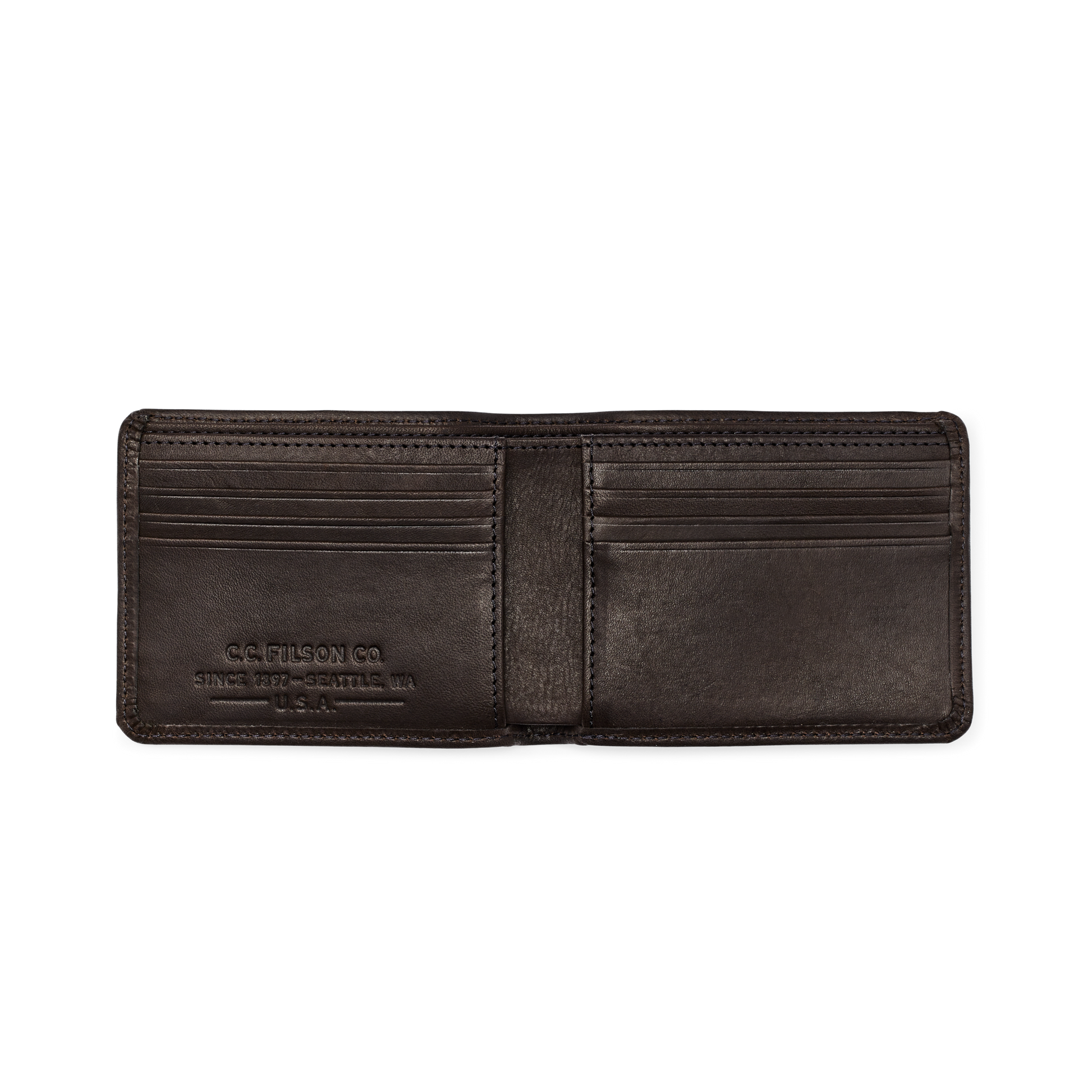 Alternate view of the Filson Tin Cloth Outfitter Wallet - Dark Tan