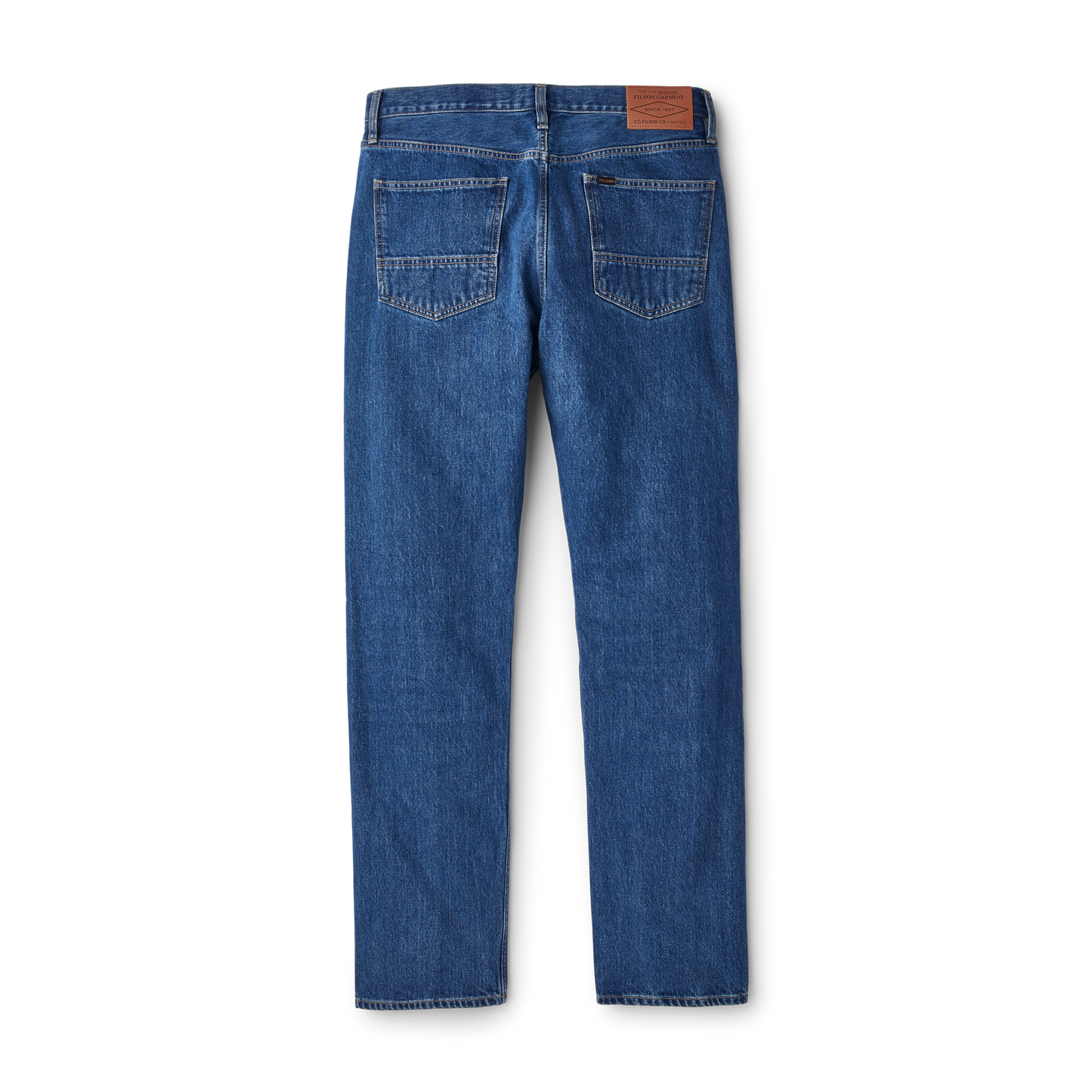 Alternate view of the Filson Rail-splitter Jeans - Medium Indigo