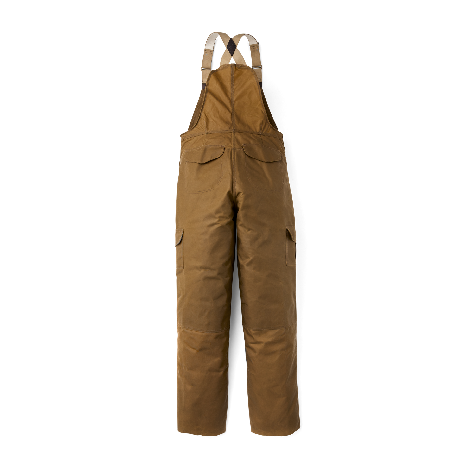 Alternate view of the Filson Oil Finish Double Tin Cloth Bibs - Dark Tan