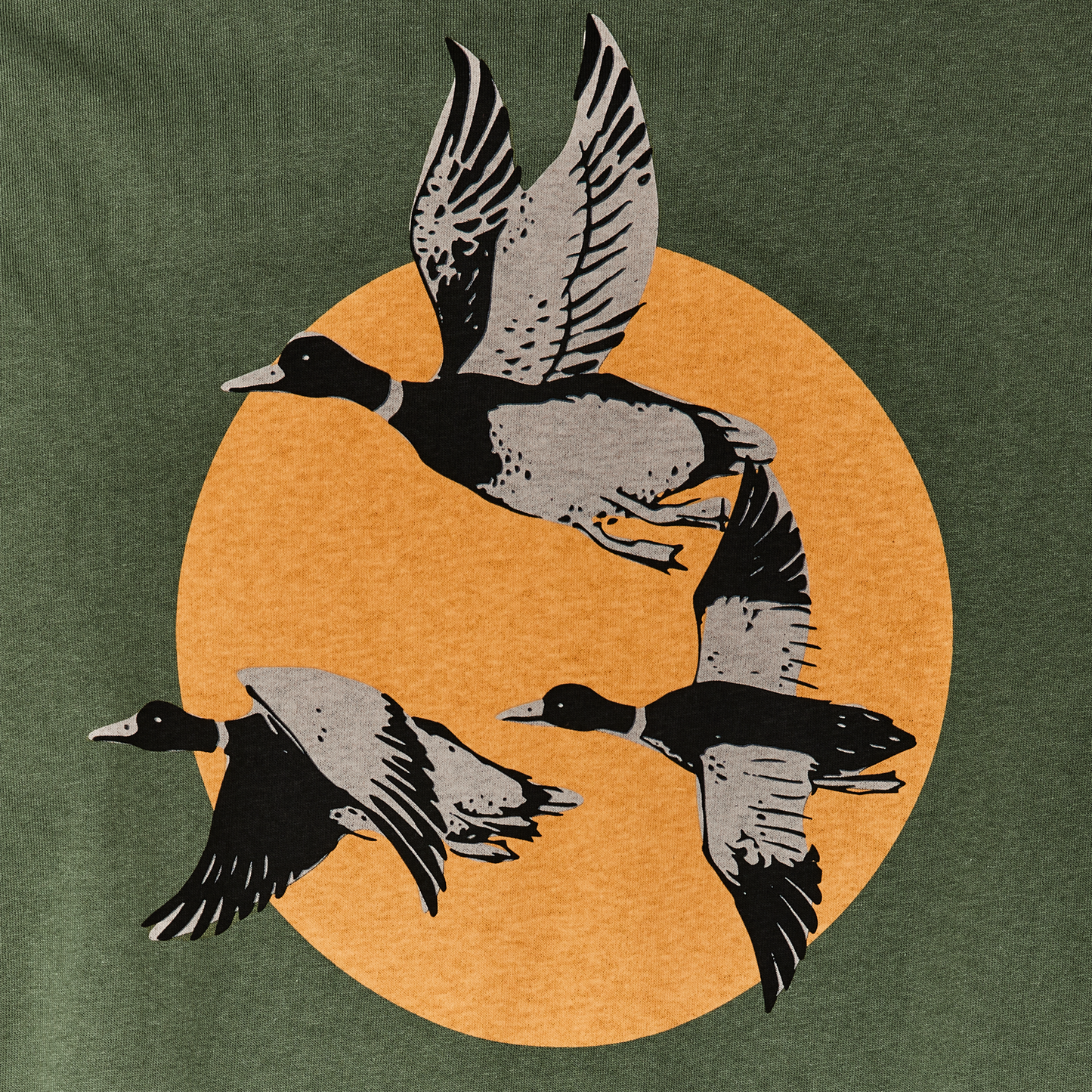 Alternate view of the Filson Long Sleeve Pioneer Graphic T-shirt - Timber / Ducks