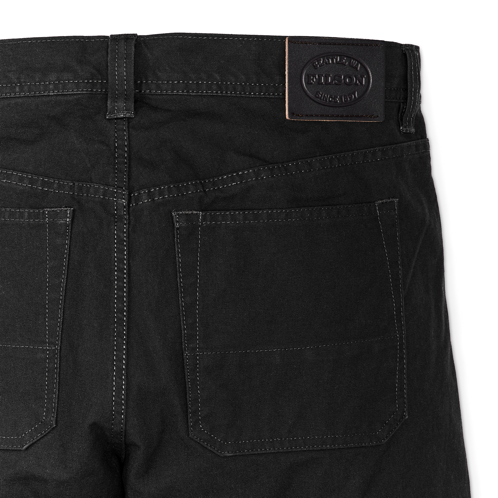 Alternate view of the Filson Dry Tin Cloth 5-pocket Pants - Raven