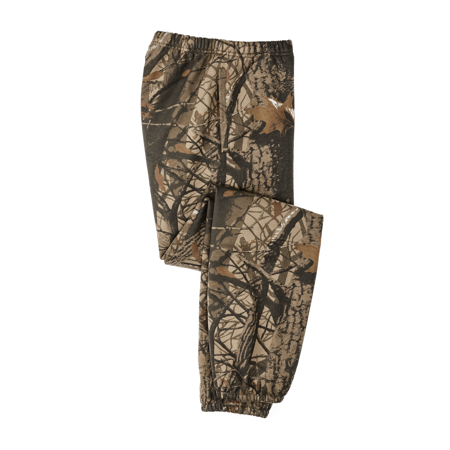 Front-facing image of the Filson Prospector Sweatpants - Realtree Hardwoods Camo