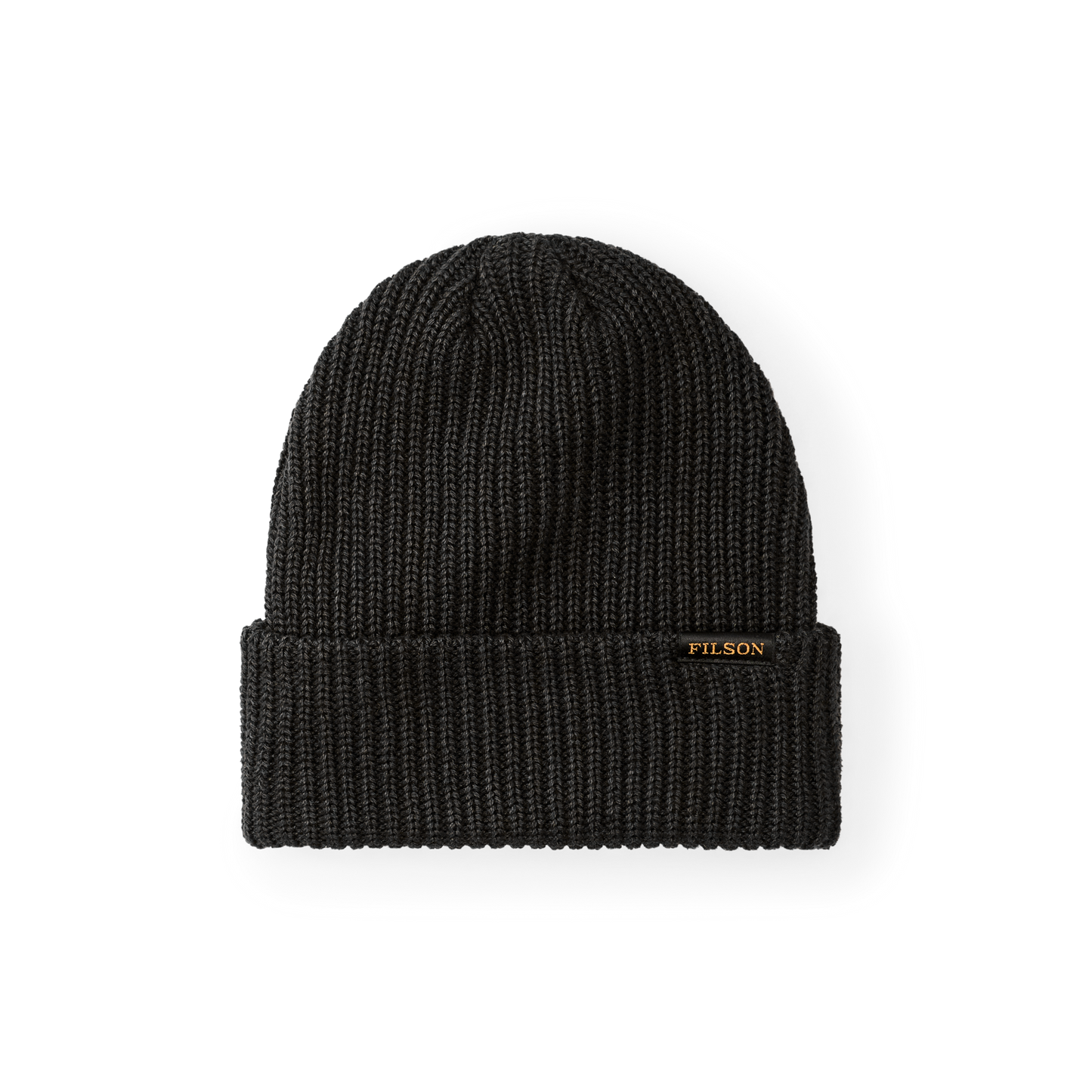 Front-facing image of the Filson Cotton Watch Cap - Faded Black