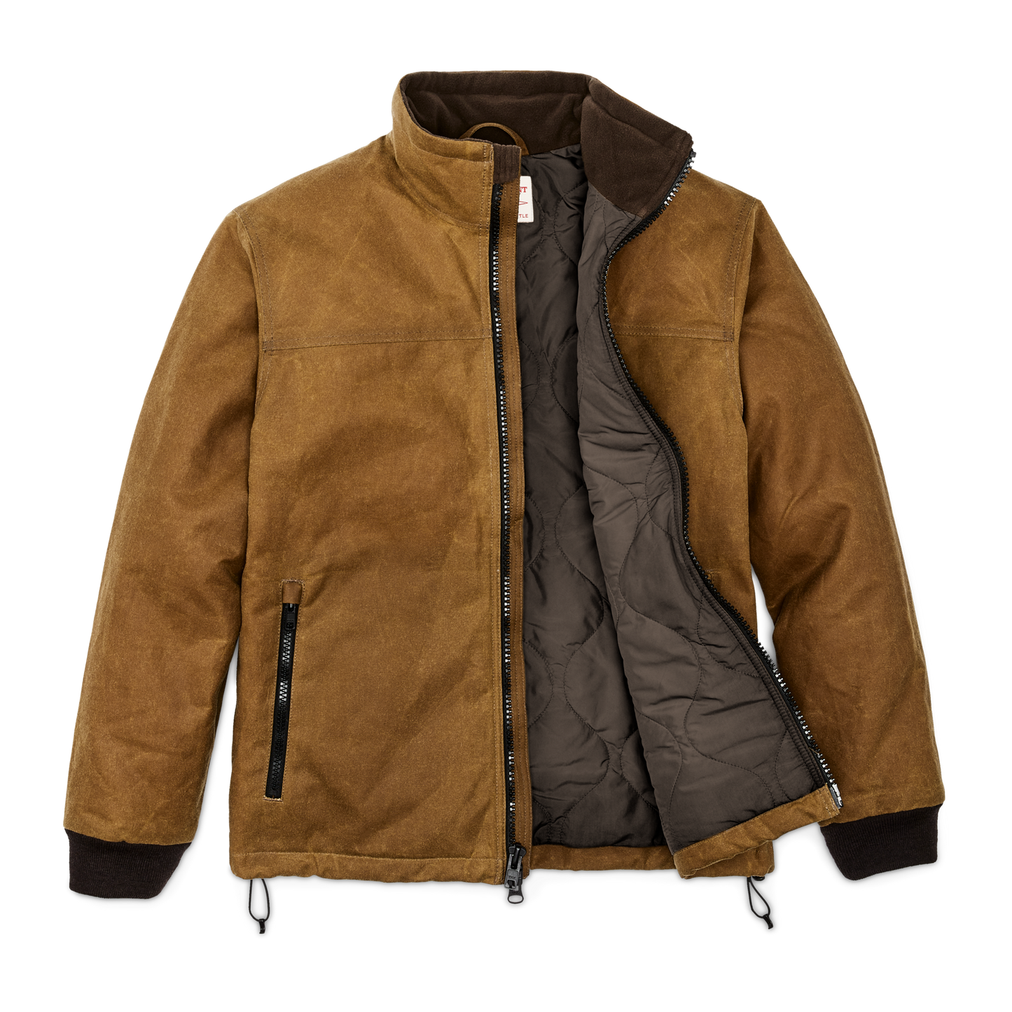 Alternate view of the Filson Tin Cloth Primaloft¬Æ Jacket - Dark Tan 2