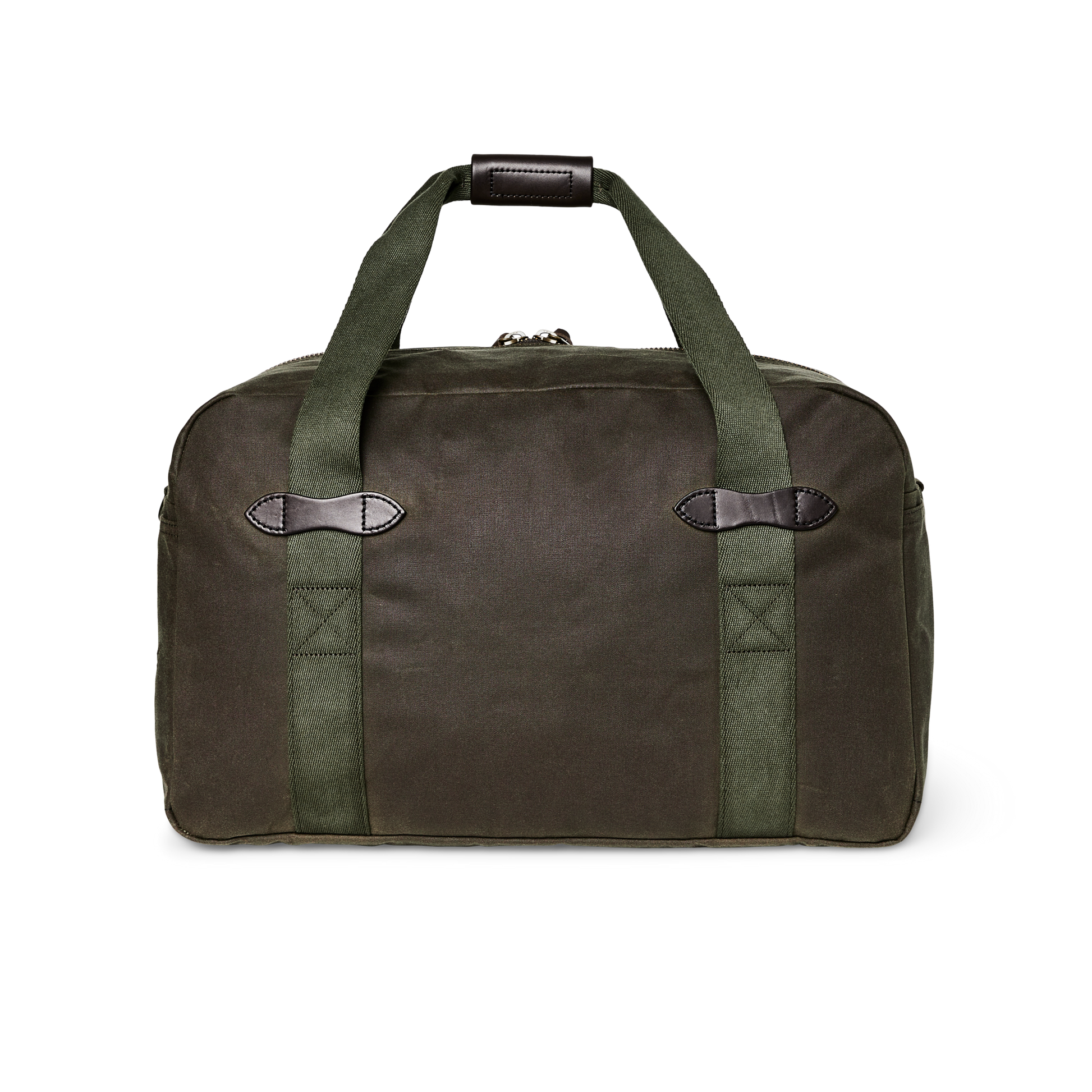 Alternate view of the Filson Medium Tin Cloth Duffle Bag - Otter Green