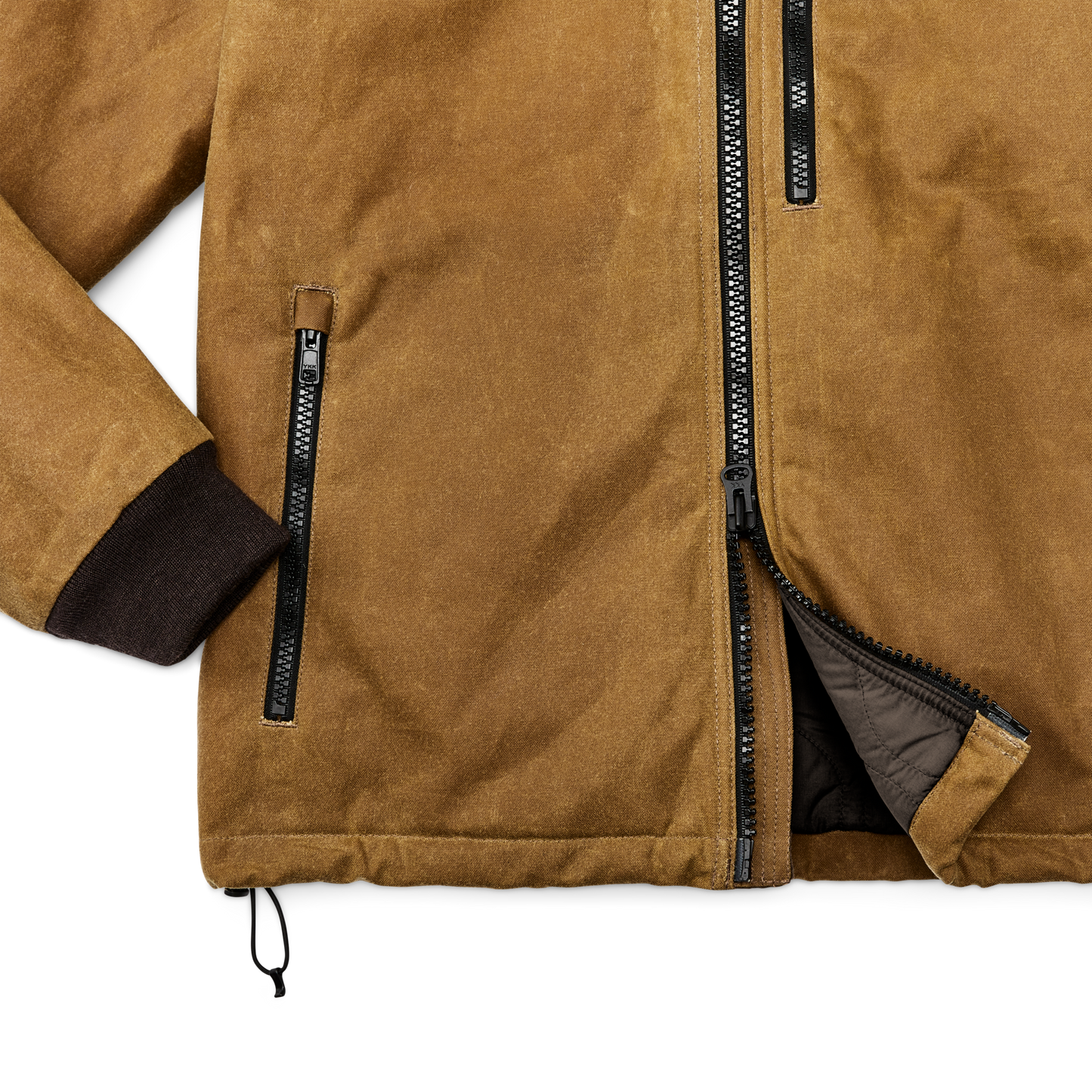 Alternate view of the Filson Tin Cloth Primaloft¬Æ Jacket - Dark Tan 2