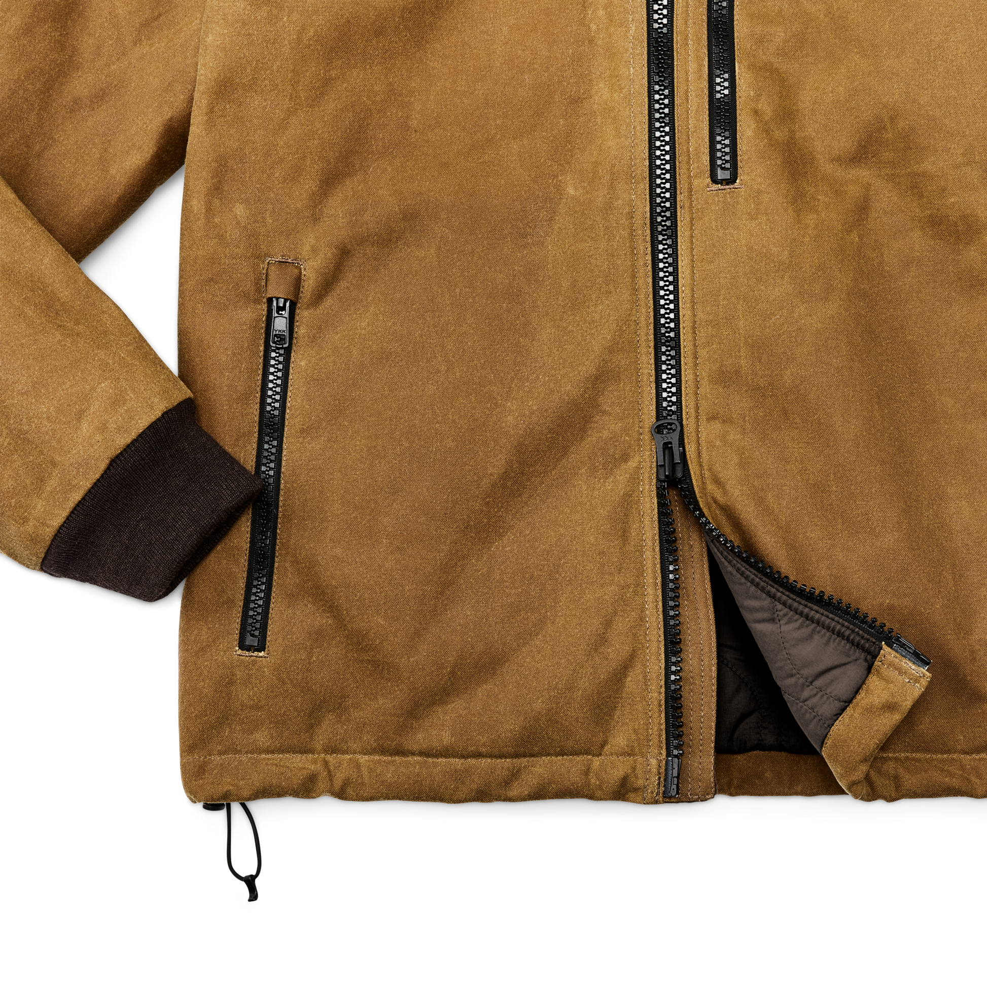 Alternate view of the Filson Tin Cloth Primaloft¬Æ Jacket - Dark Tan 2