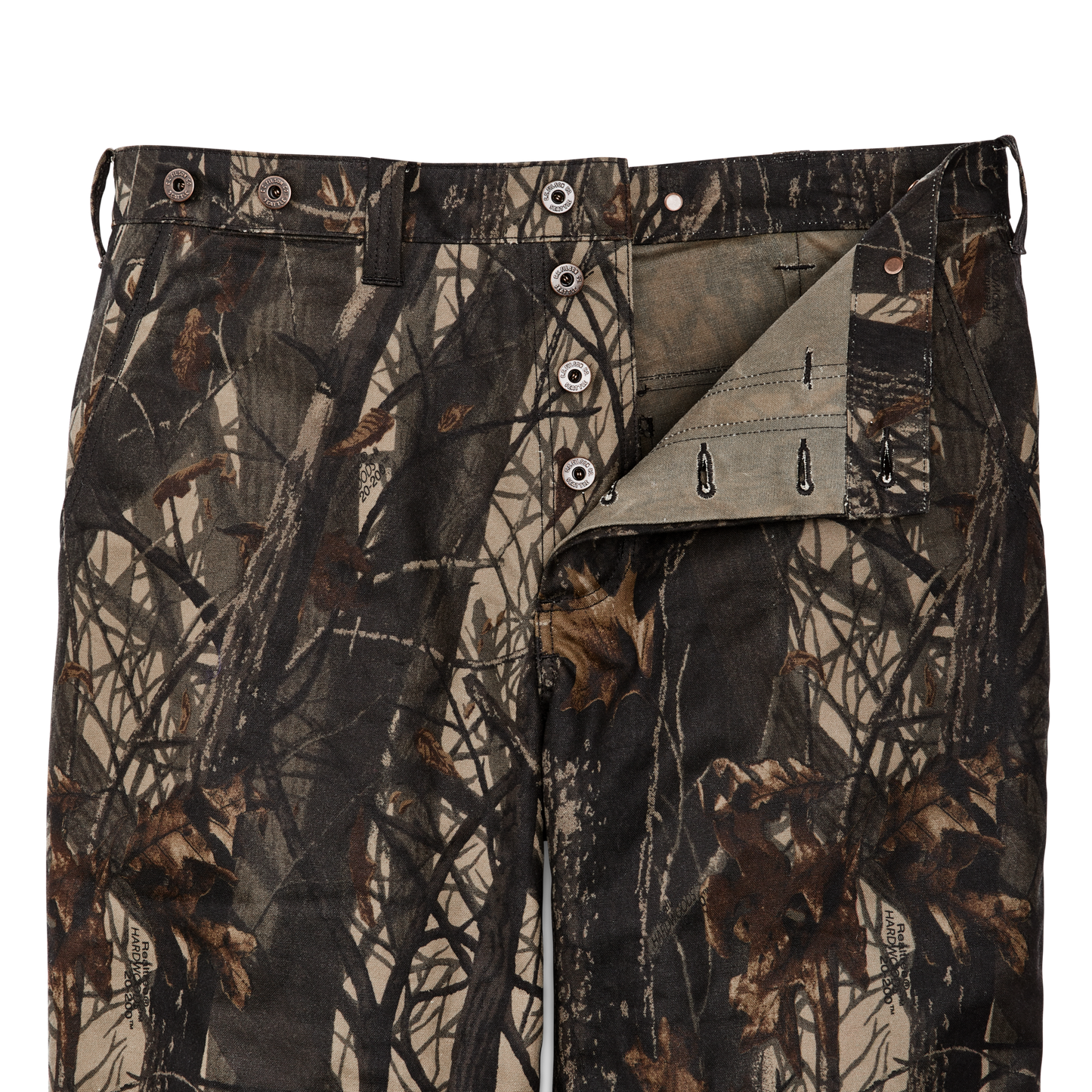 Alternate view of the Filson Oil Finish Double Tin Cloth Pants - Realtree Hardwoods Camo