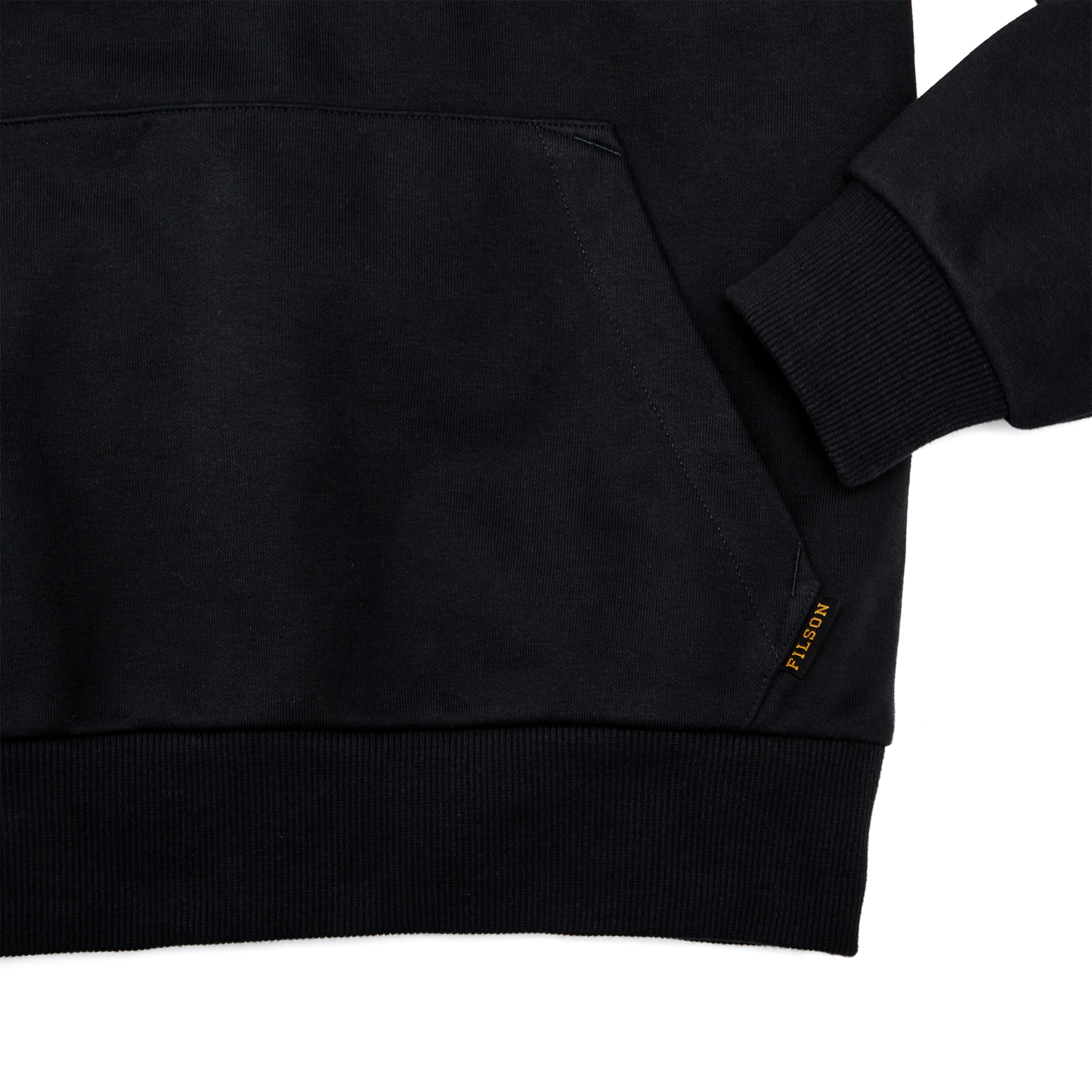 Alternate view of the Filson Prospector Hoodie - Black