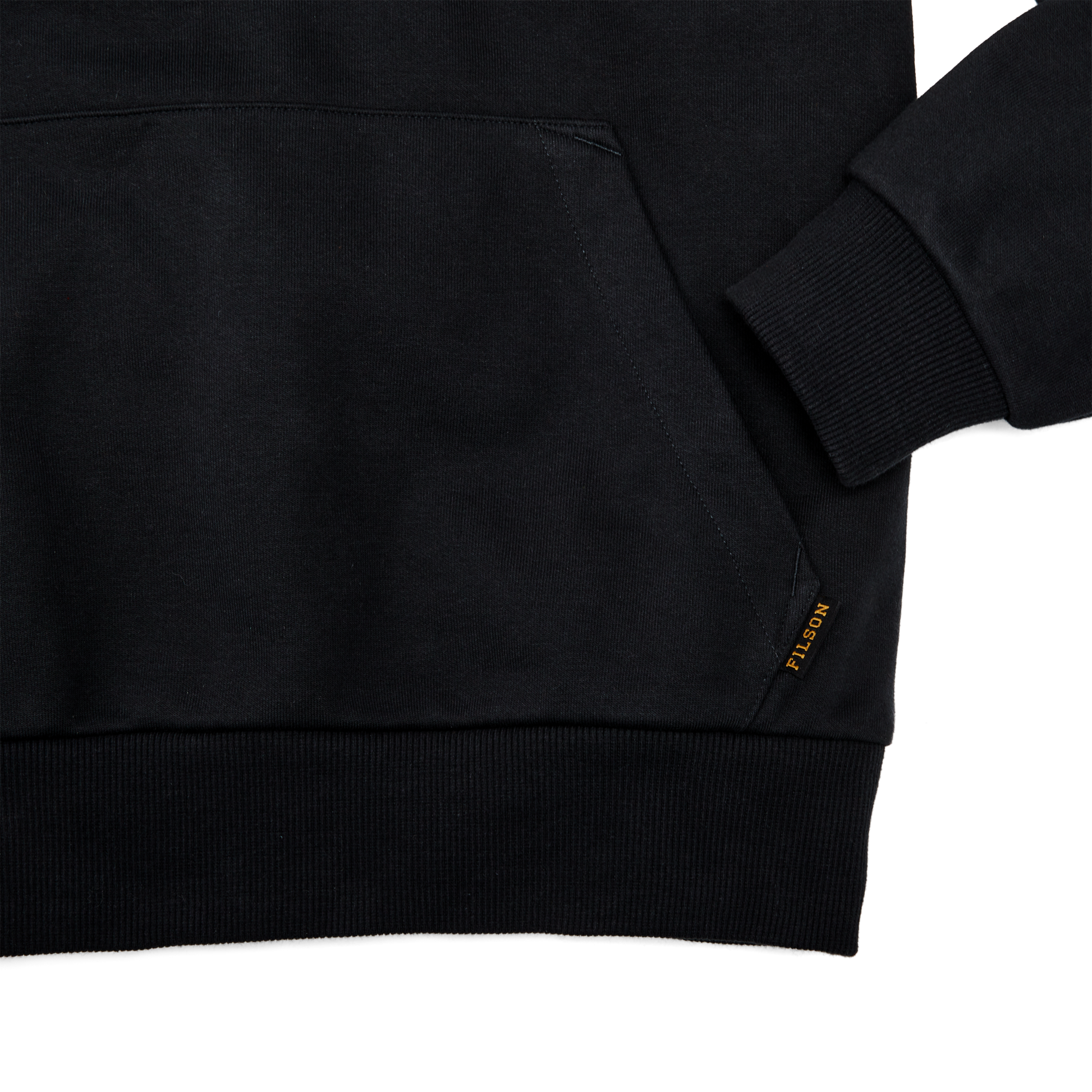 Alternate view of the Filson Prospector Hoodie - Black