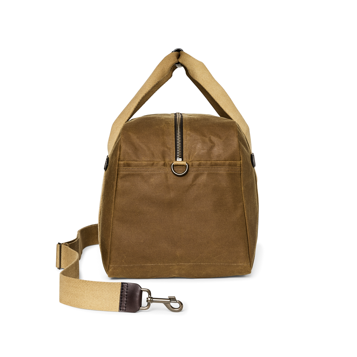 Alternate view of the Filson Medium Tin Cloth Duffle Bag - Dark Tan