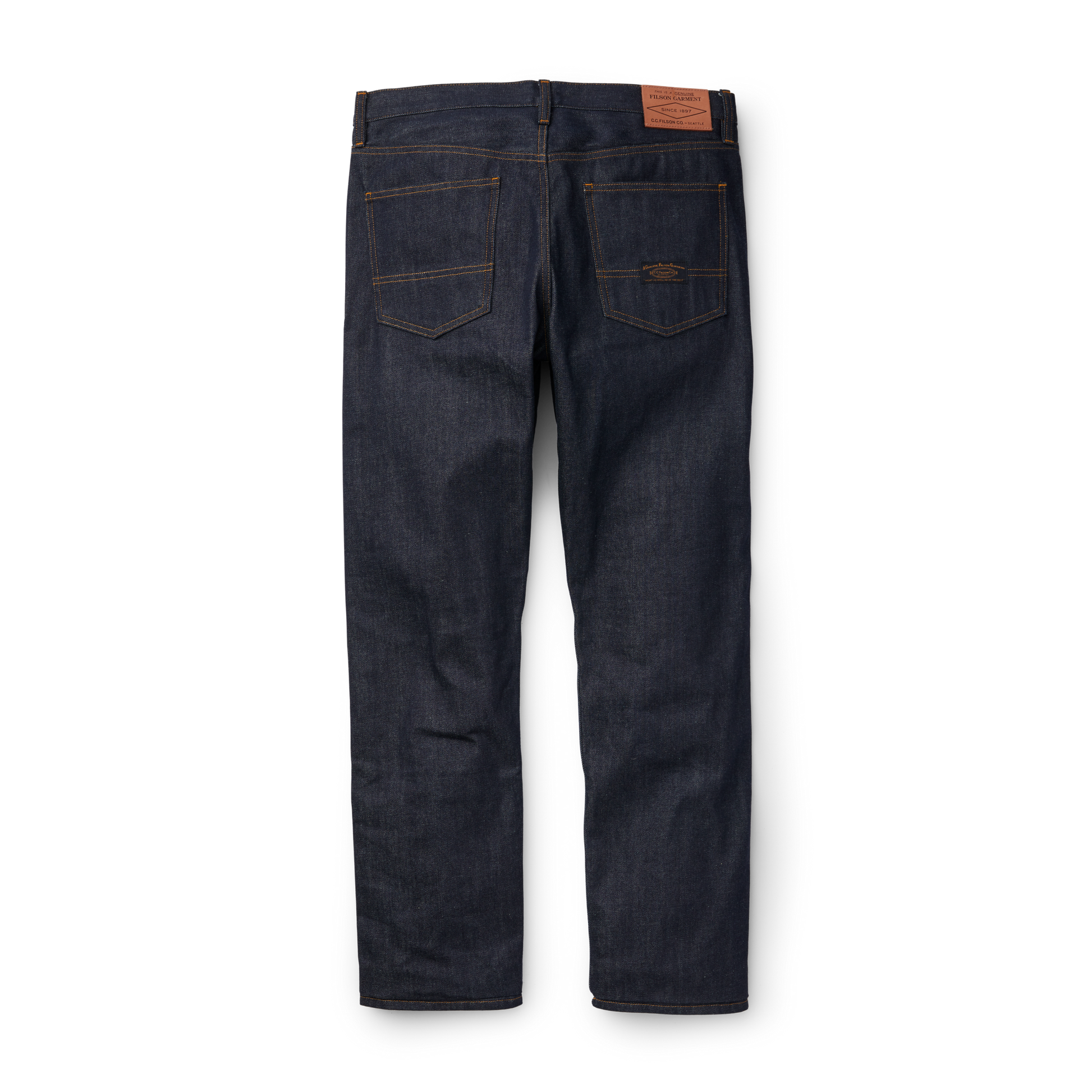 Alternate view of the Filson Bullbuck Double-front Jeans - Raw Indigo