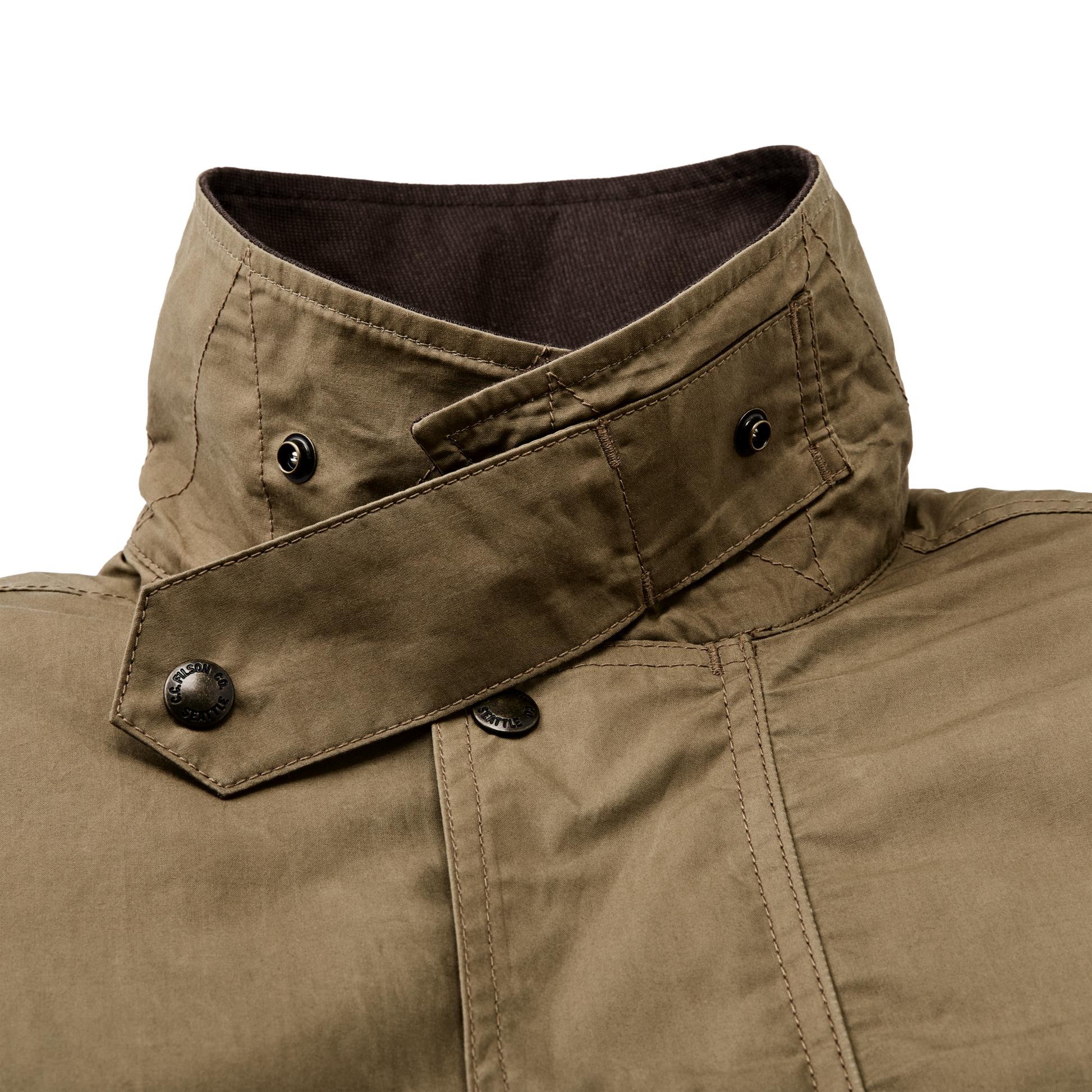 Alternate view of the Filson Ranger Short Field Jacket - Dark Beige