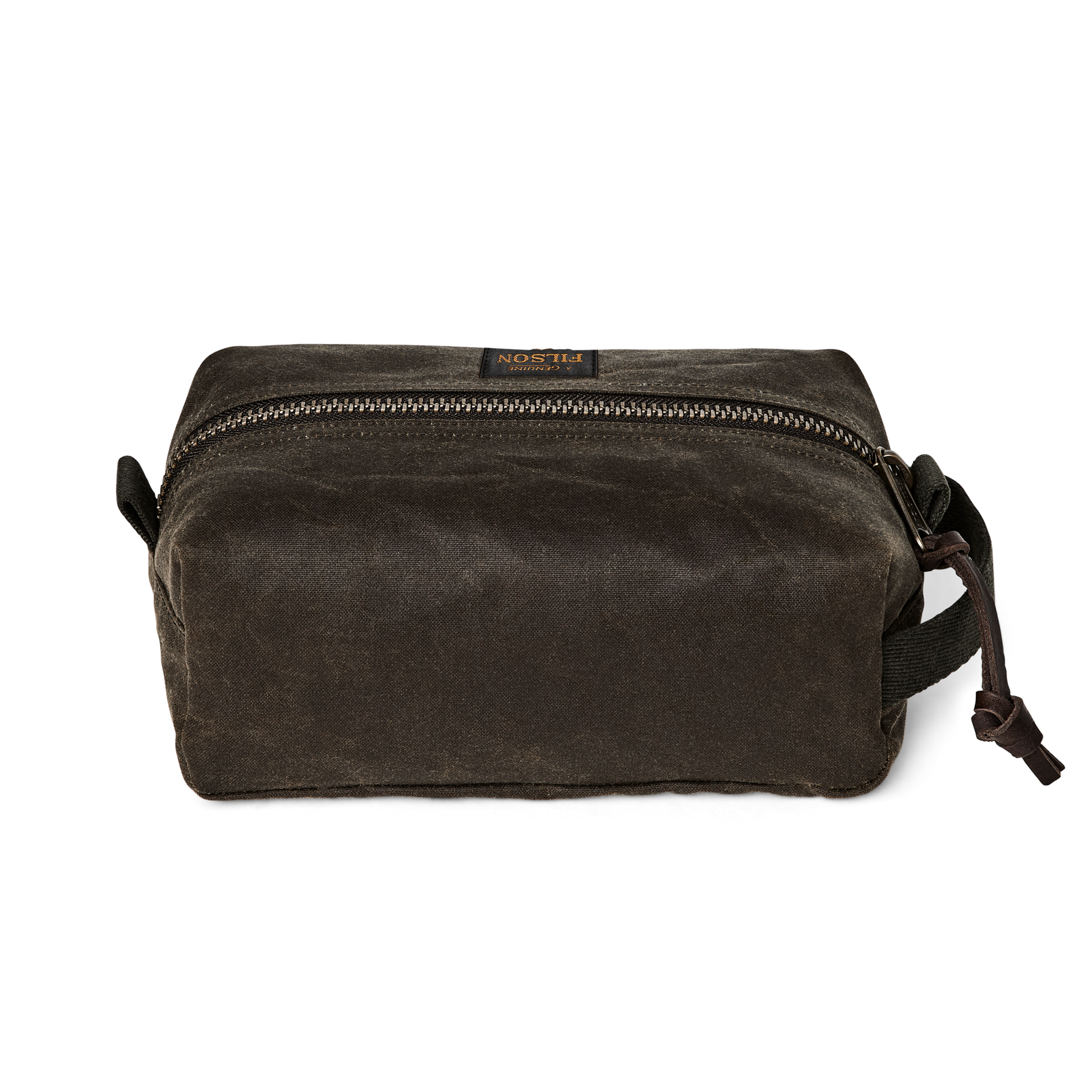 Alternate view of the Filson Tin Cloth Travel Kit - Otter Green