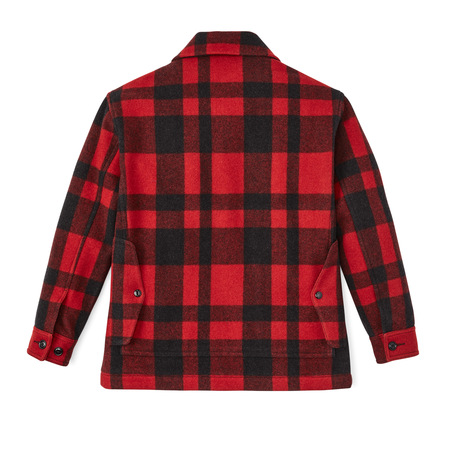 Alternate view of the Filson Women's Mackinaw Wool Cruiser Jacket - Red / Black Plaid