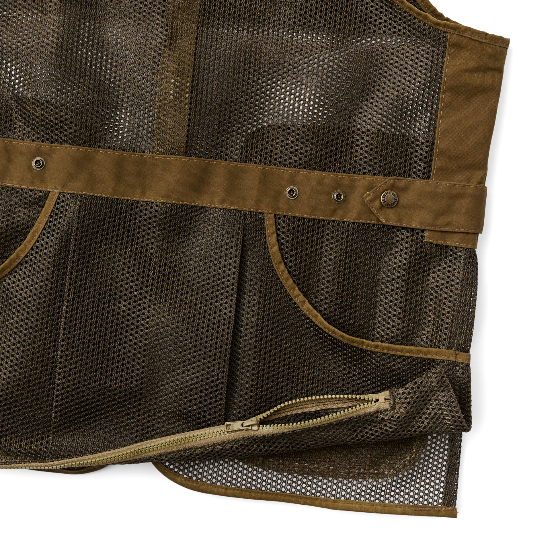 Alternate view of the Filson Lightweight Shooting Vest - Dark Tan