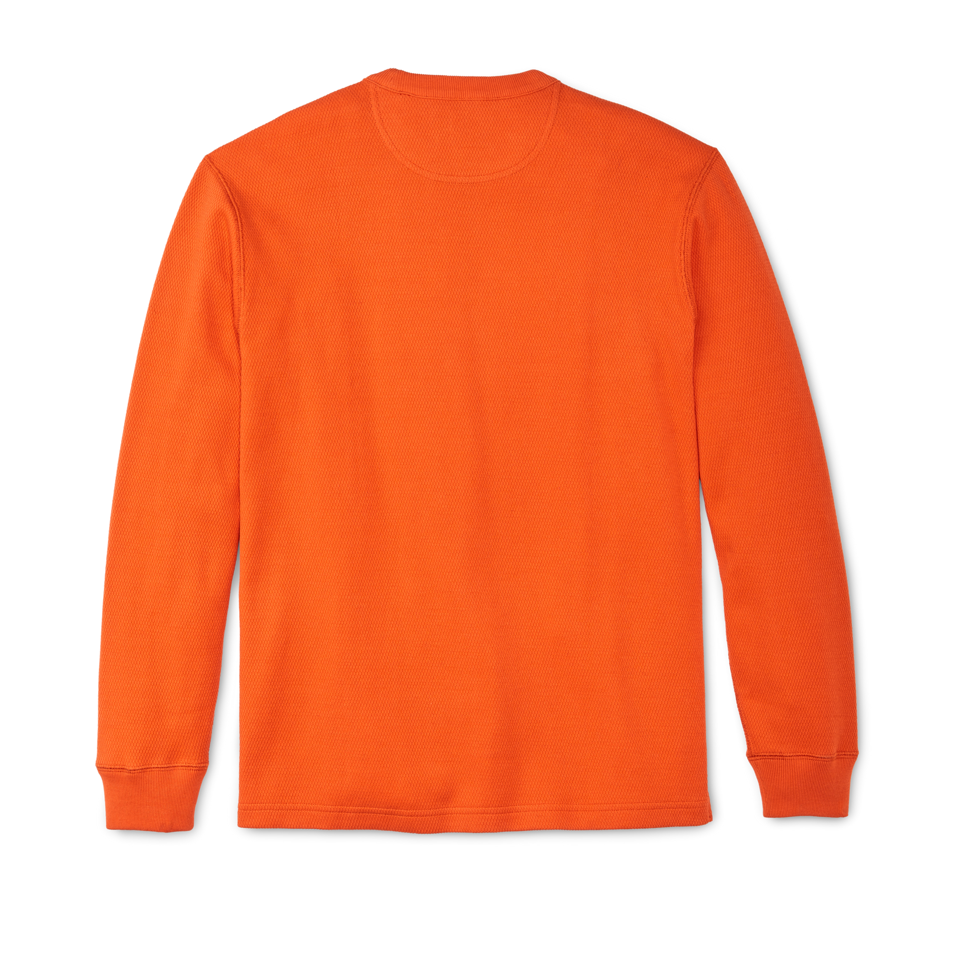 Alternate view of the Filson Waffle Knit Thermal Crewneck - Flame