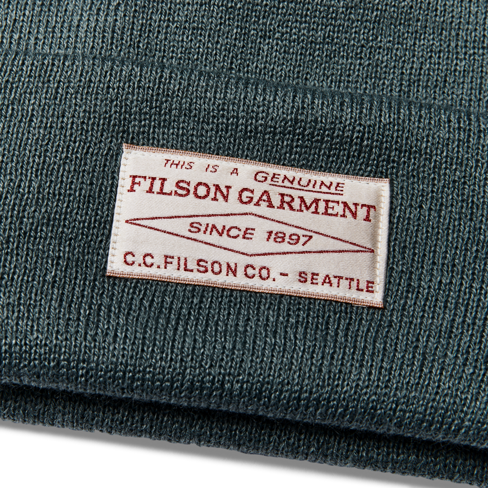 Alternate view of the Filson Ballard Watch Cap - Balsam Green