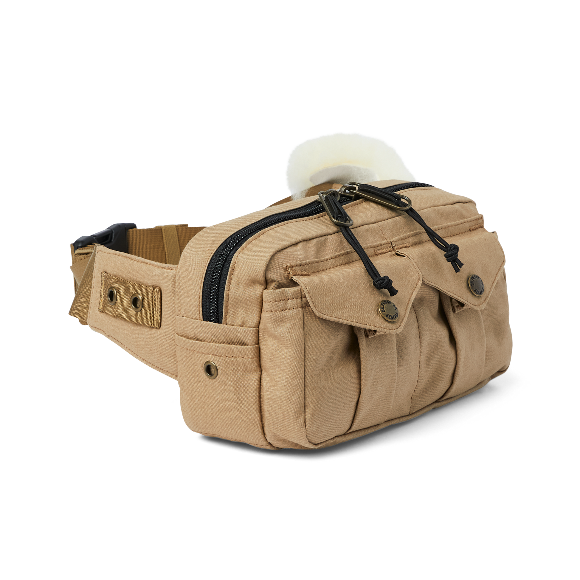 Alternate view of the Filson Compact Fishing Waist Pack - Dark Tan