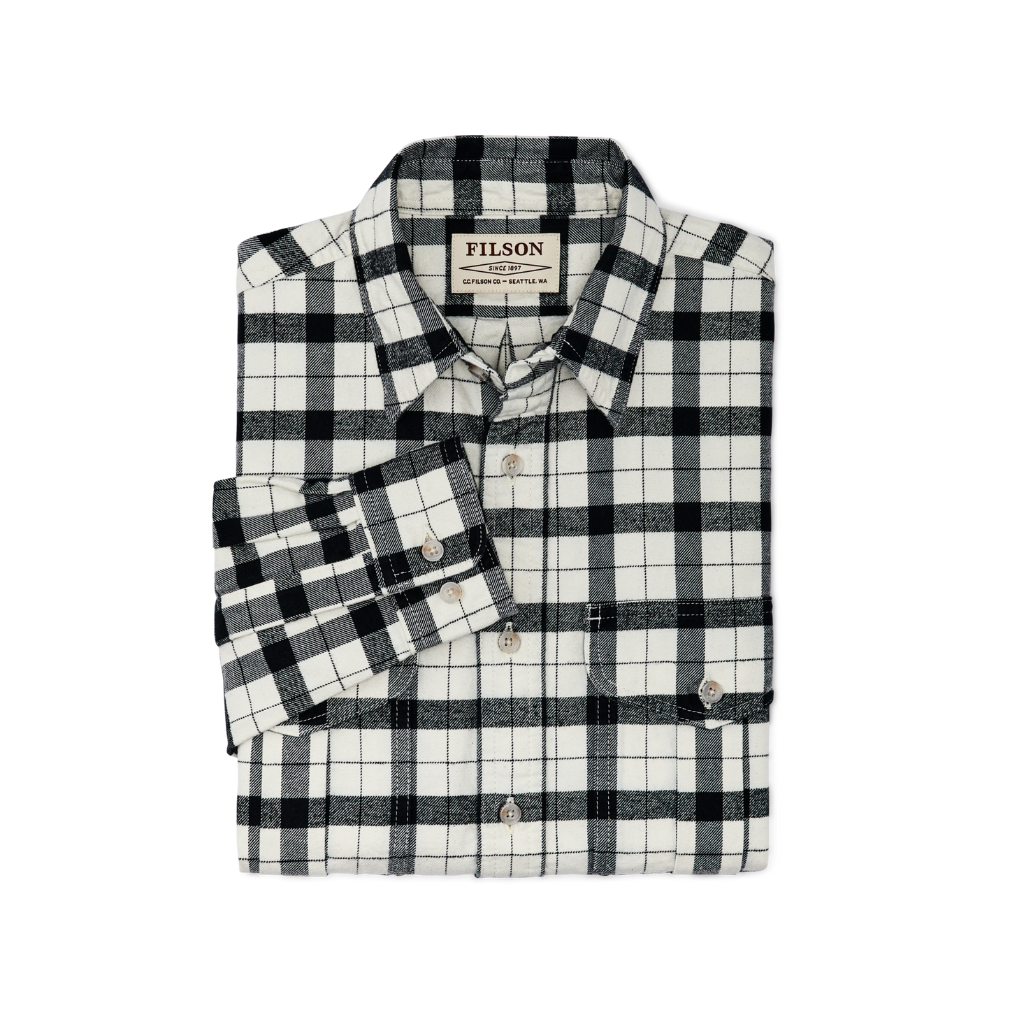 Alternate view of the Filson Alaskan Guide Shirt - Black