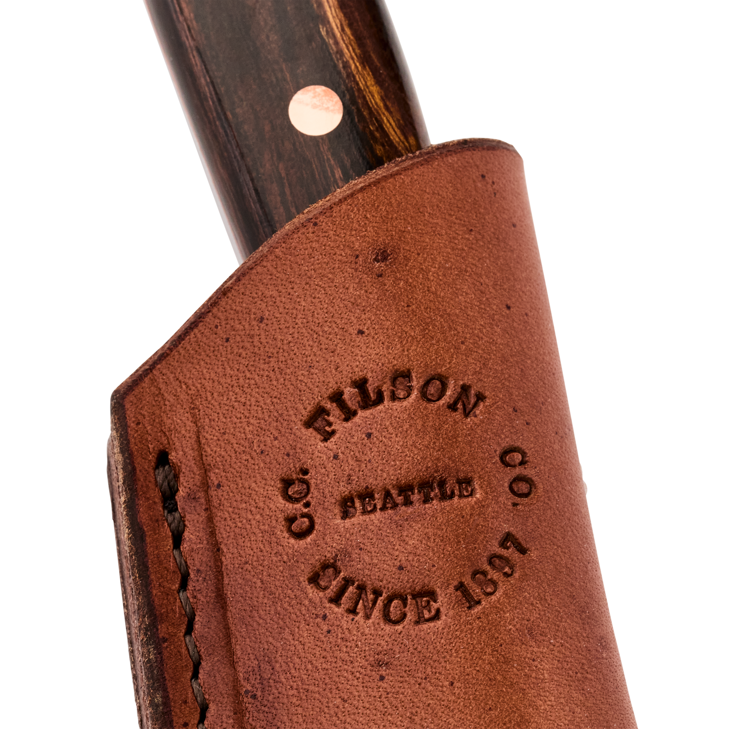 Alternate view of the Filson Filson X Graycloud Tracker Knife - Copper / Ironwood