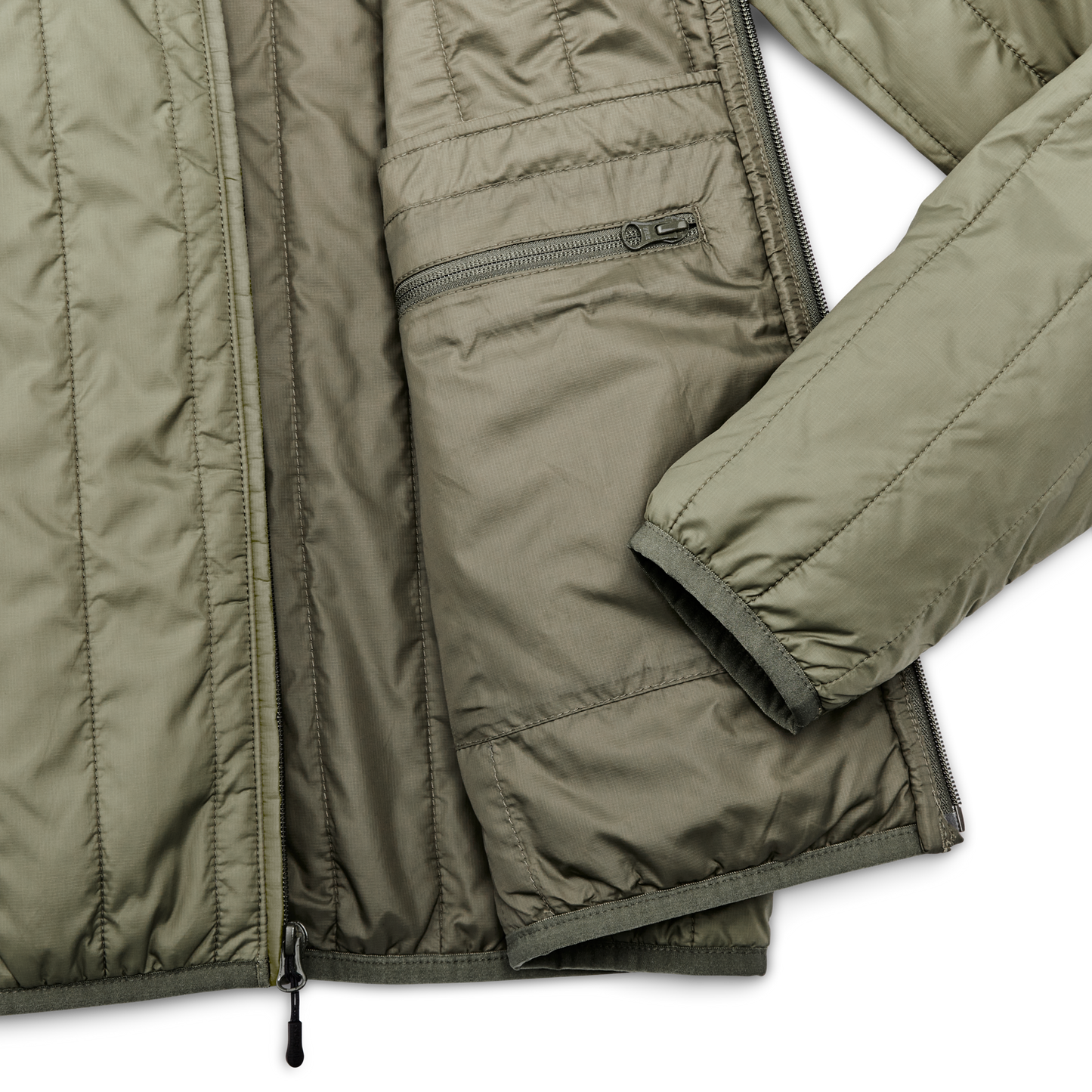 Alternate view of the Filson Ultralight Jacket - Winter Moss