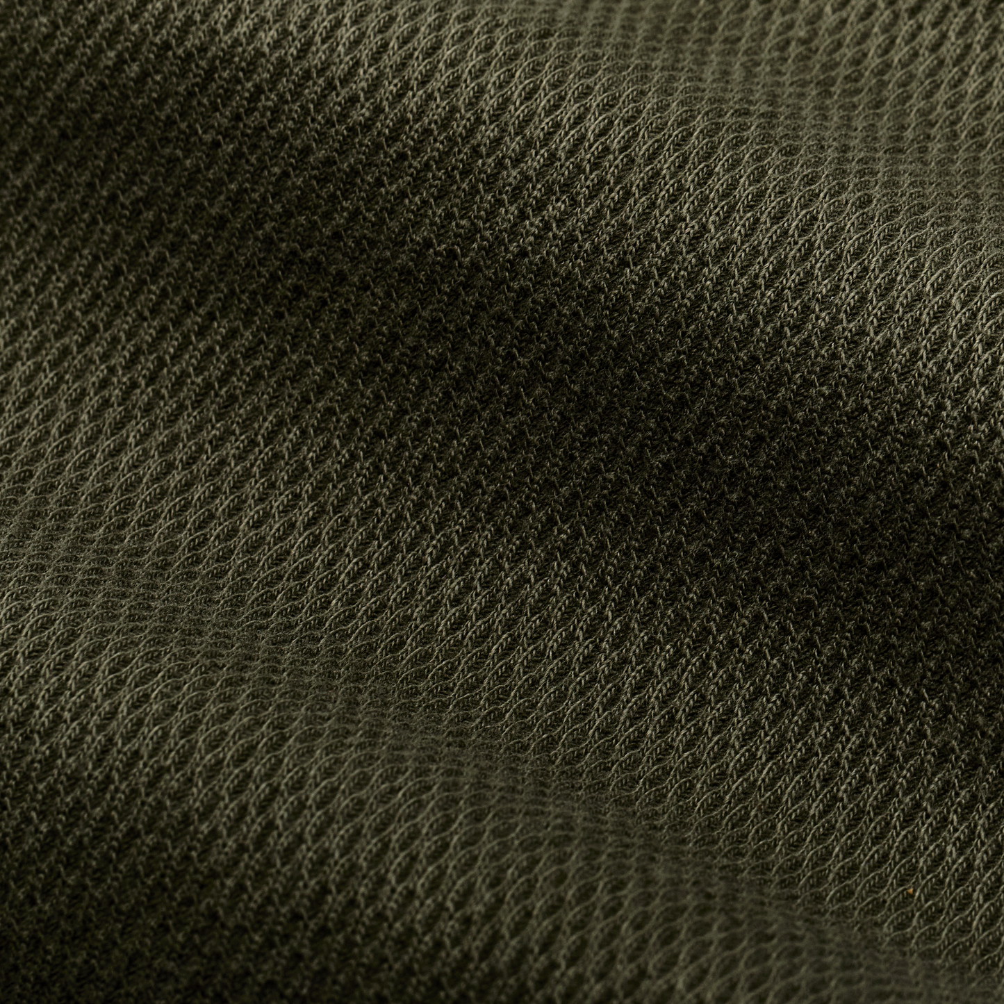 Alternate view of the Filson Waffle Knit Thermal Crewneck - Mossy Rock