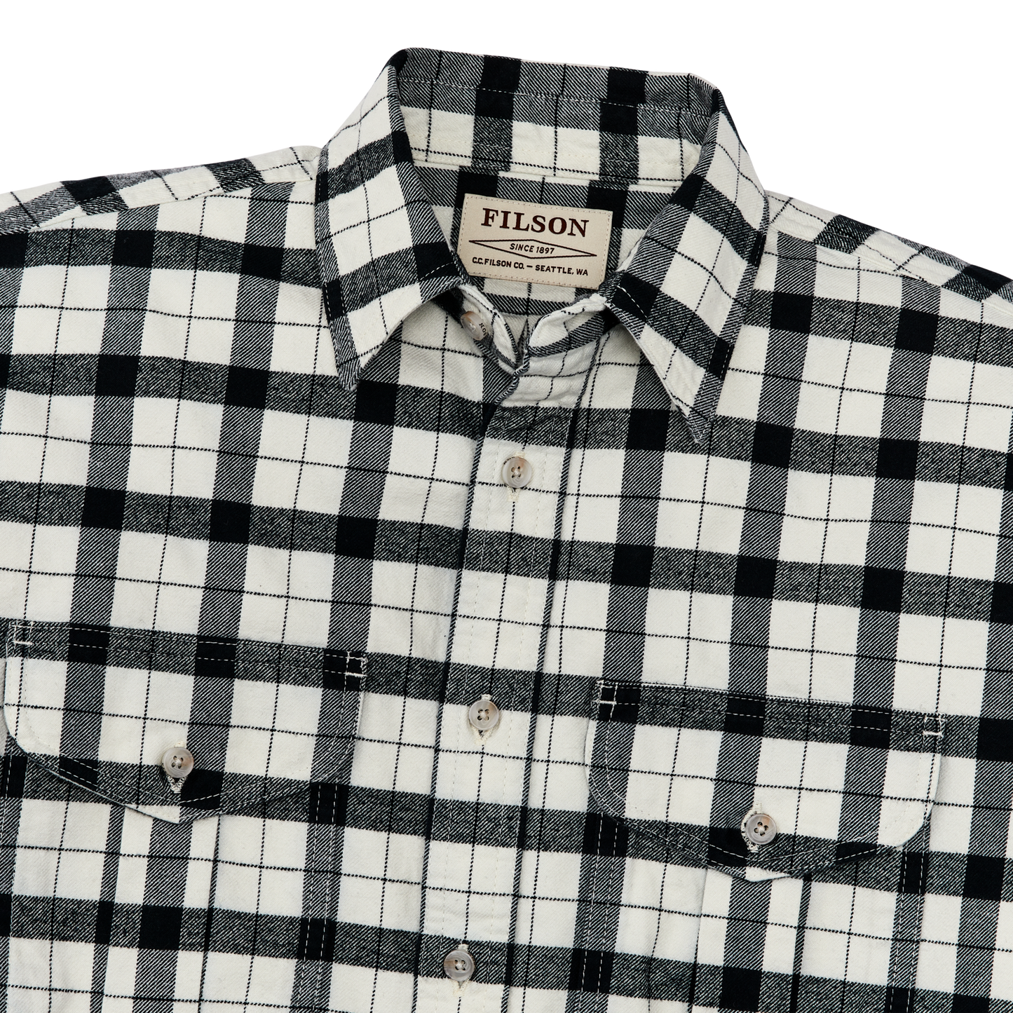 Alternate view of the Filson Alaskan Guide Shirt - Black