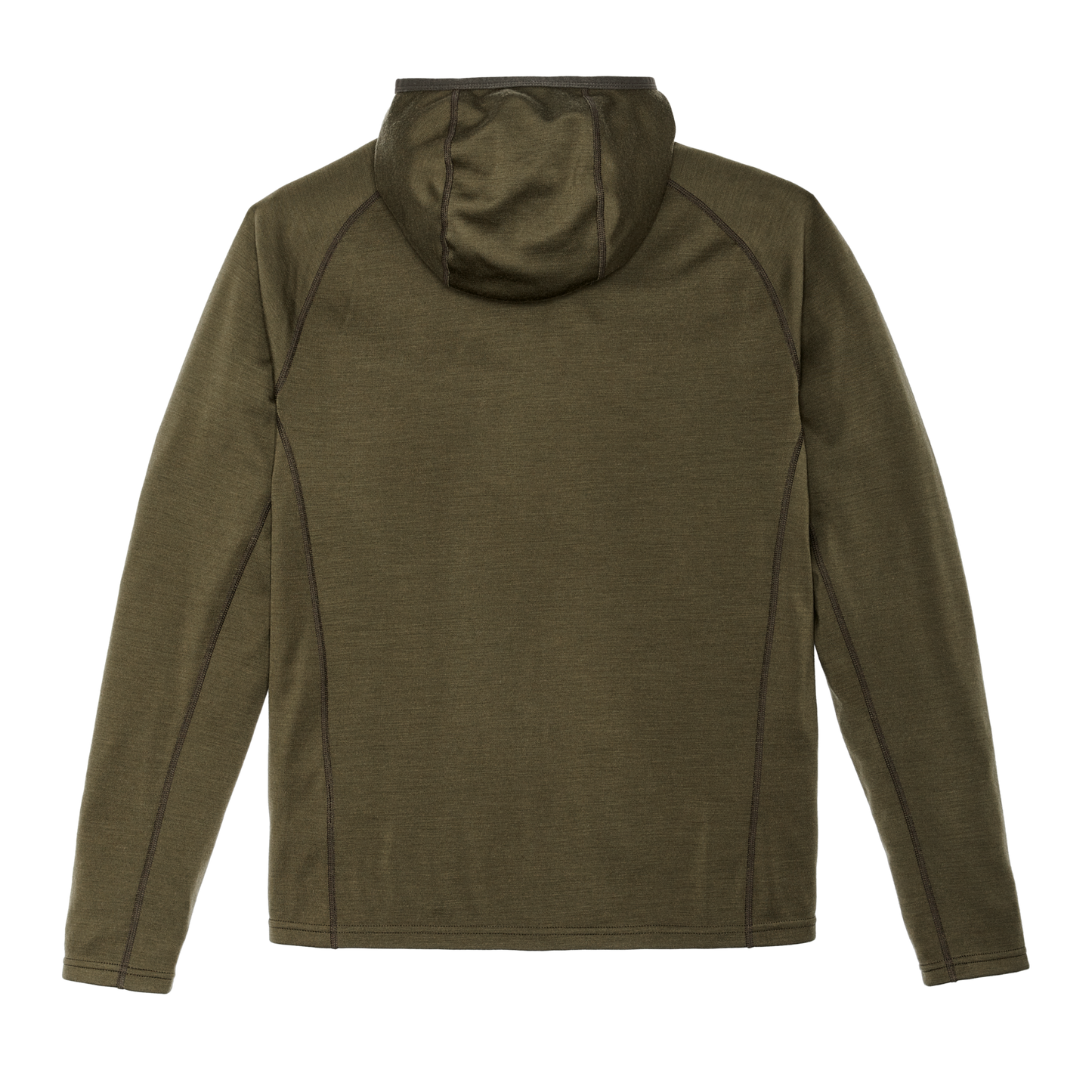 Alternate view of the Filson 400g Merino Wool Hoodie - Dark Olive