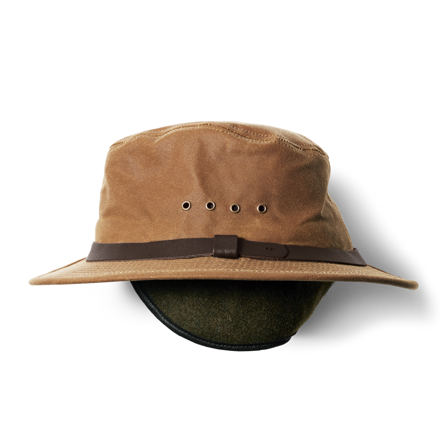 Alternate view of the Filson Insulated Packer Hat - Dark Tan