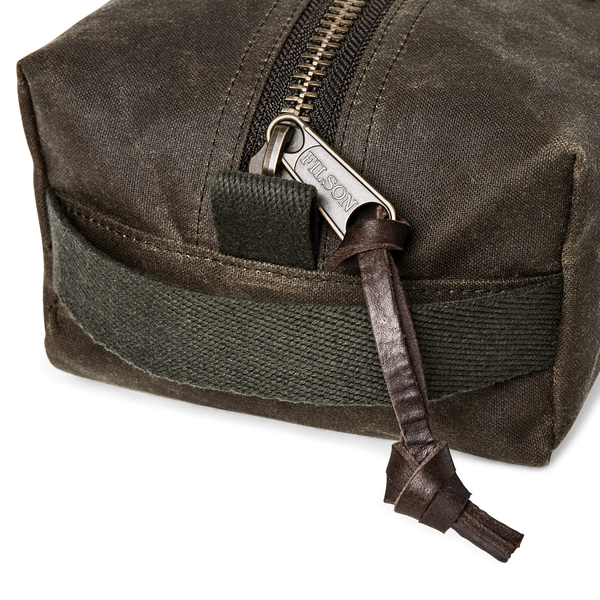 Alternate view of the Filson Tin Cloth Travel Kit - Otter Green