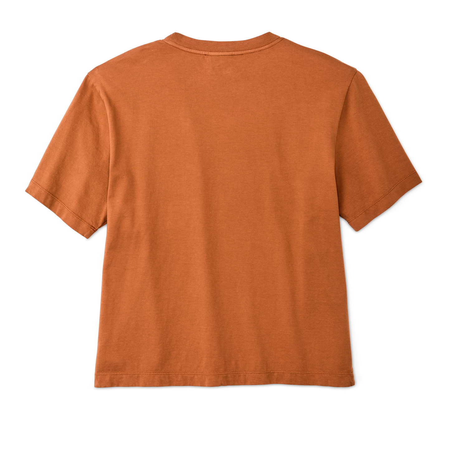 Alternate view of the Filson Women's Short Sleeve Pocket Tee - Leather Brown