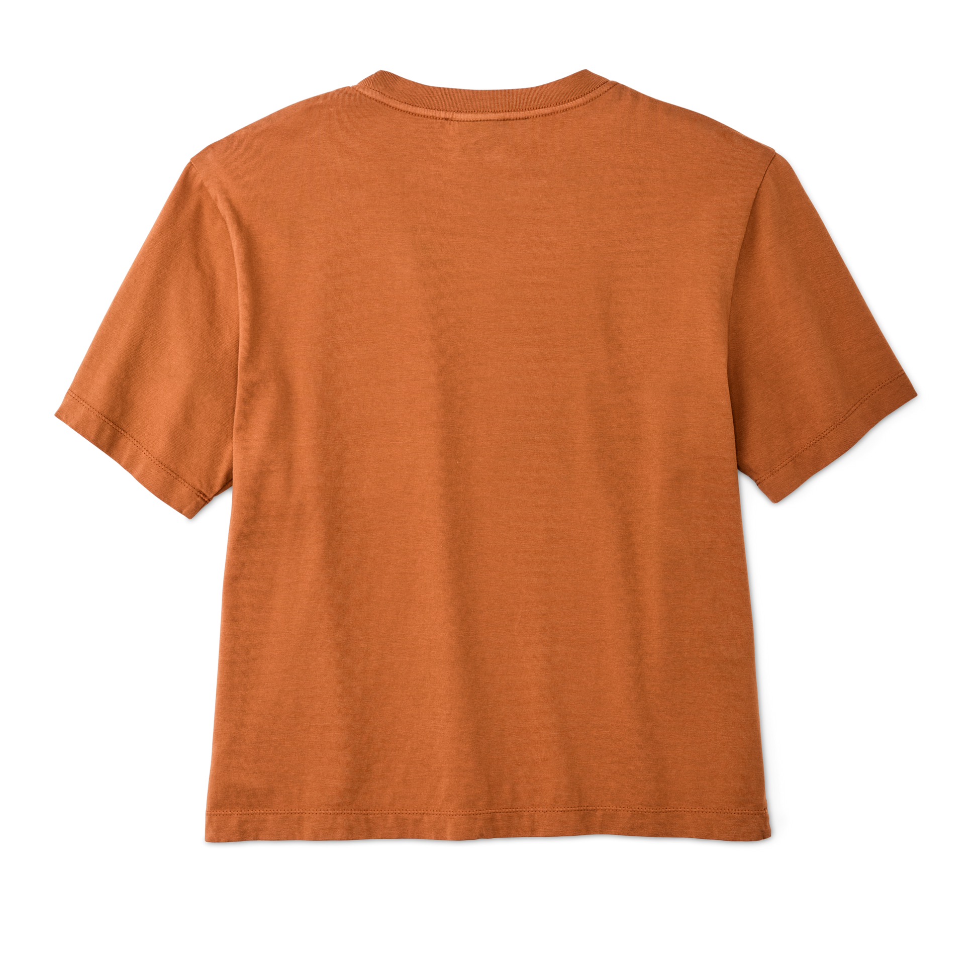 Alternate view of the Filson Women's Short Sleeve Pocket Tee - Leather Brown