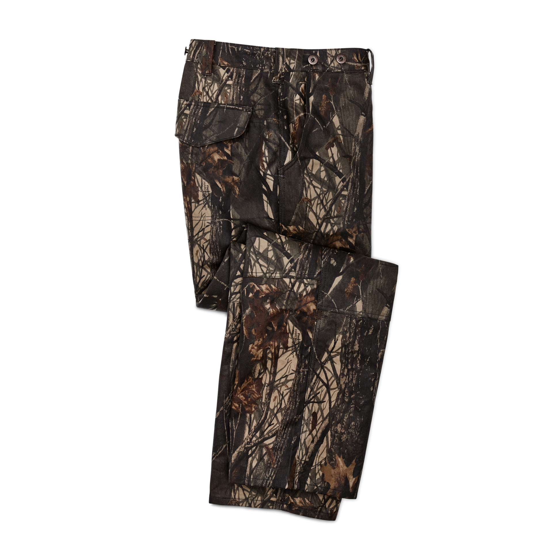 Alternate view of the Filson Oil Finish Double Tin Cloth Pants - Realtree Hardwoods Camo