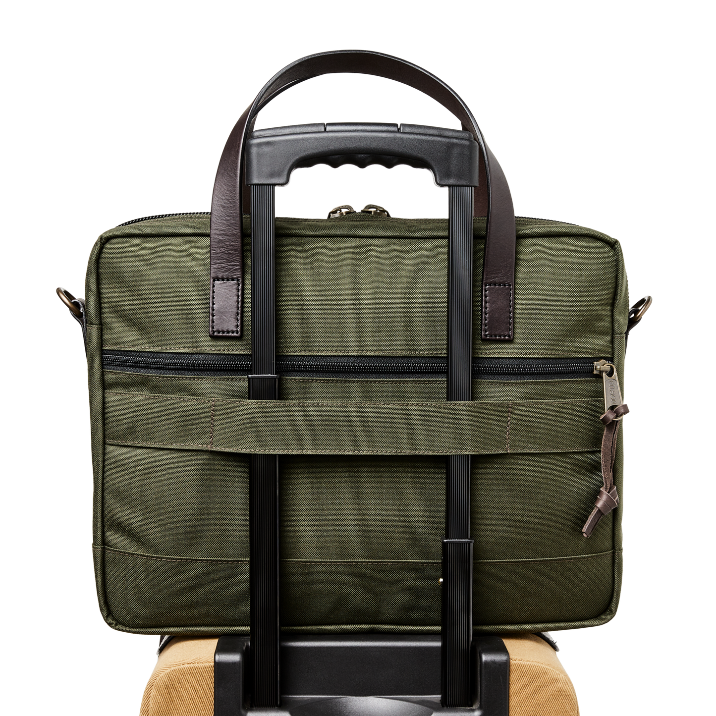 Alternate view of the Filson Dryden Briefcase - Otter Green