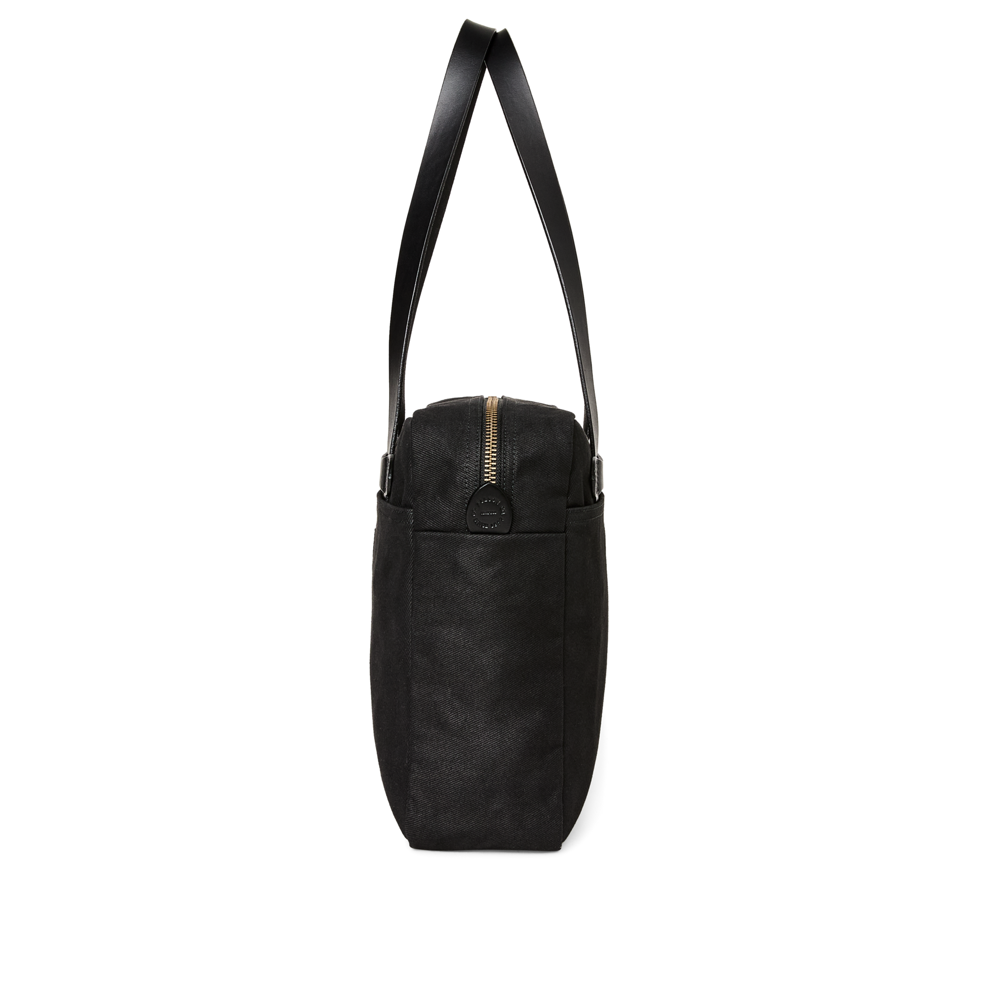 Alternate view of the Filson Rugged Twill Small Zipper Tote Bag - Black