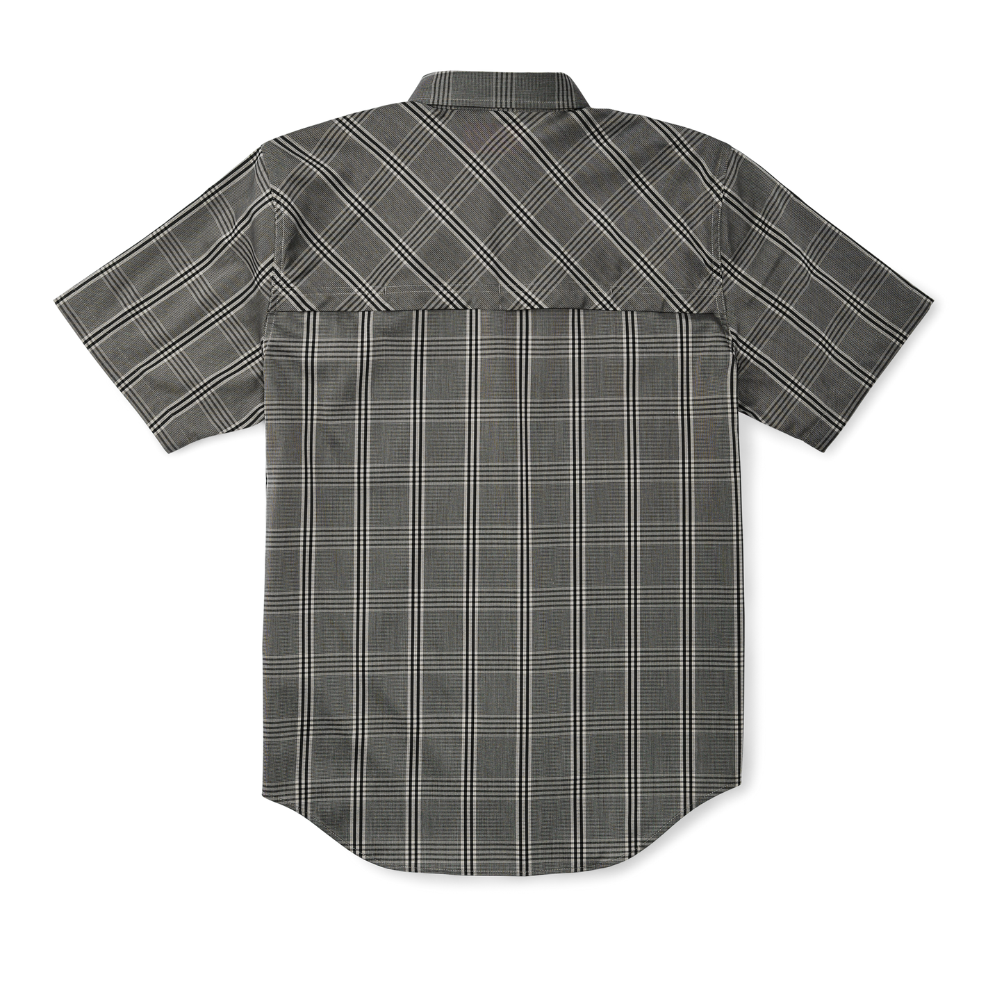 Alternate view of the Filson Twin Lakes Short Sleeve Sport Shirt - Gravel Gray Plaid